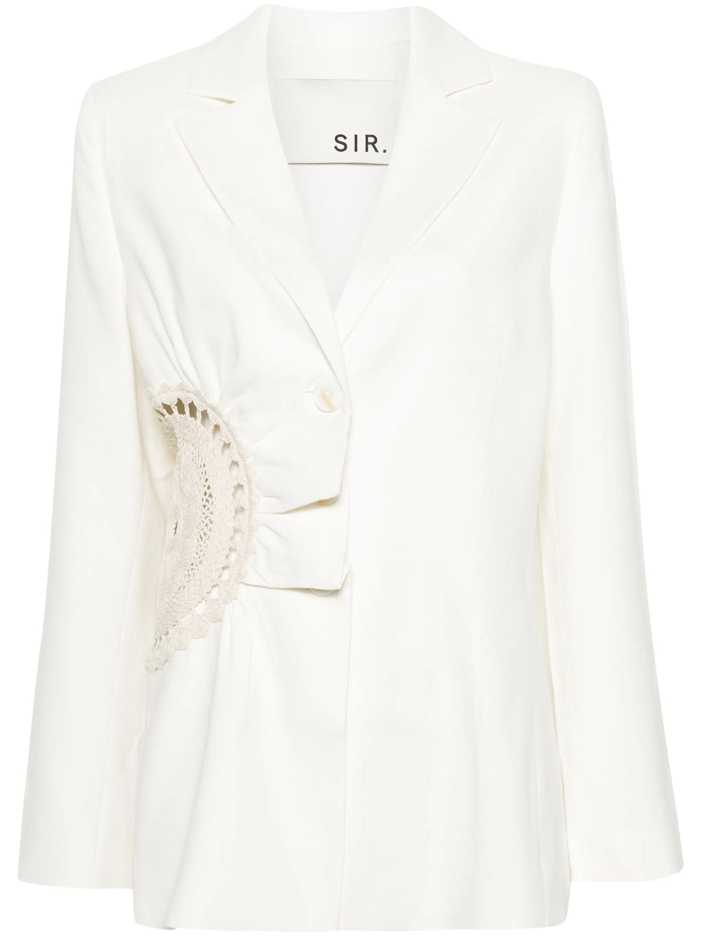 Atacama crochet-panel blazer