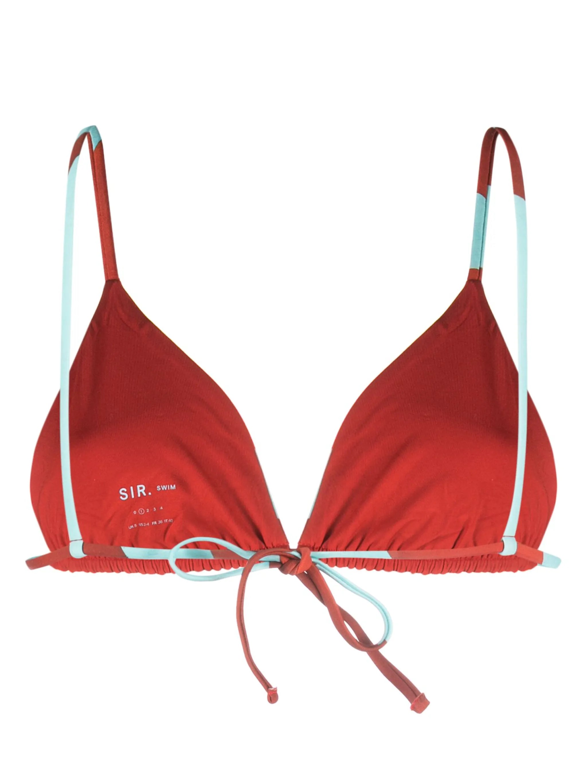 Francesca triangle bikini top
