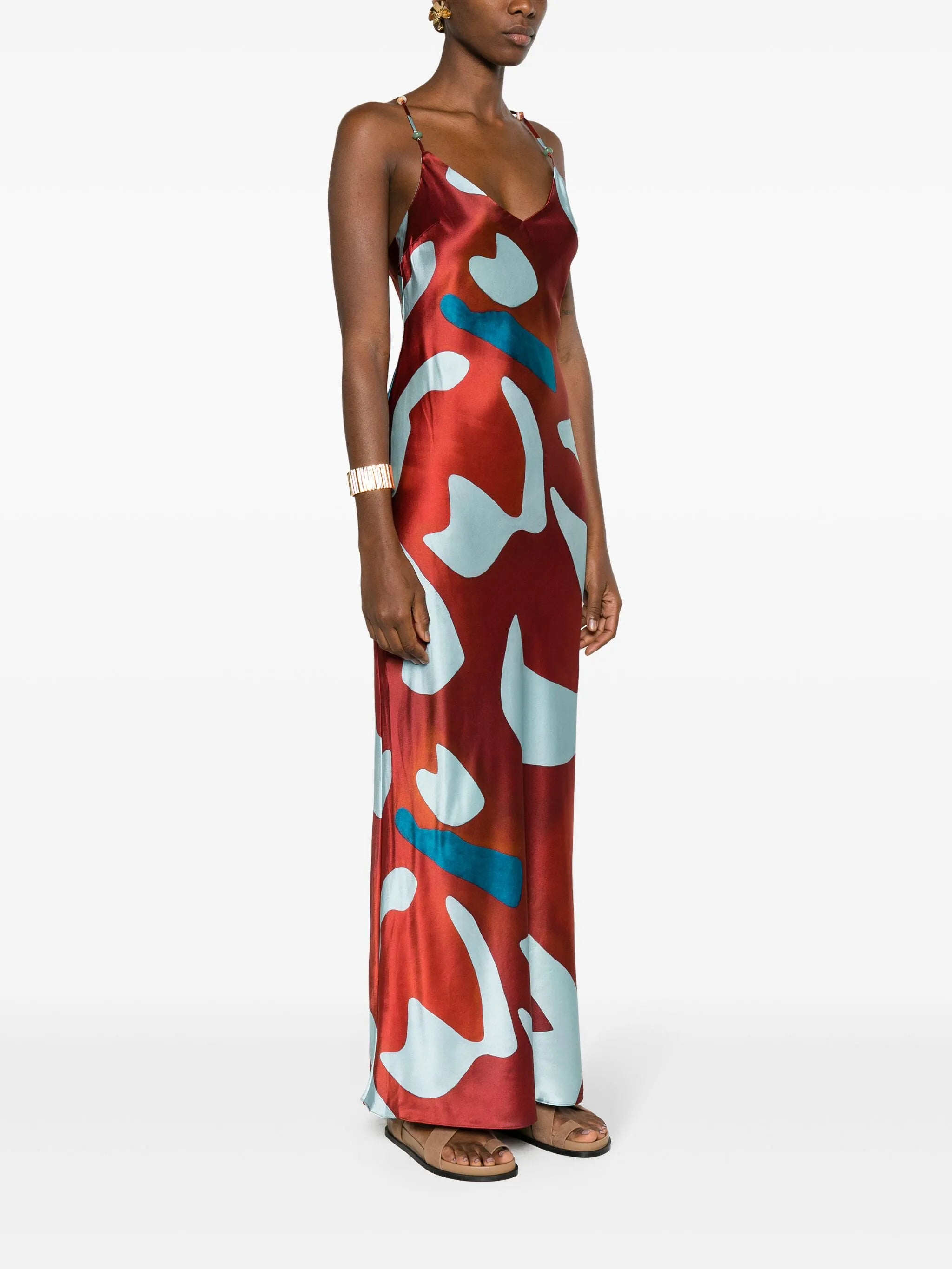 Frankie silk slip dress
