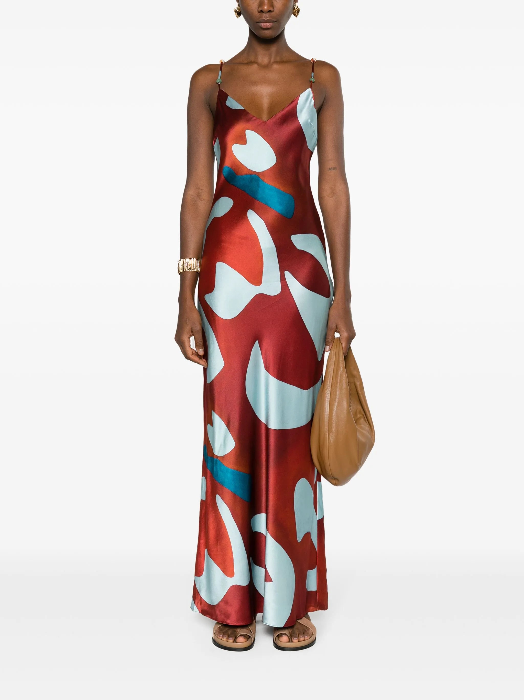 Frankie silk slip dress