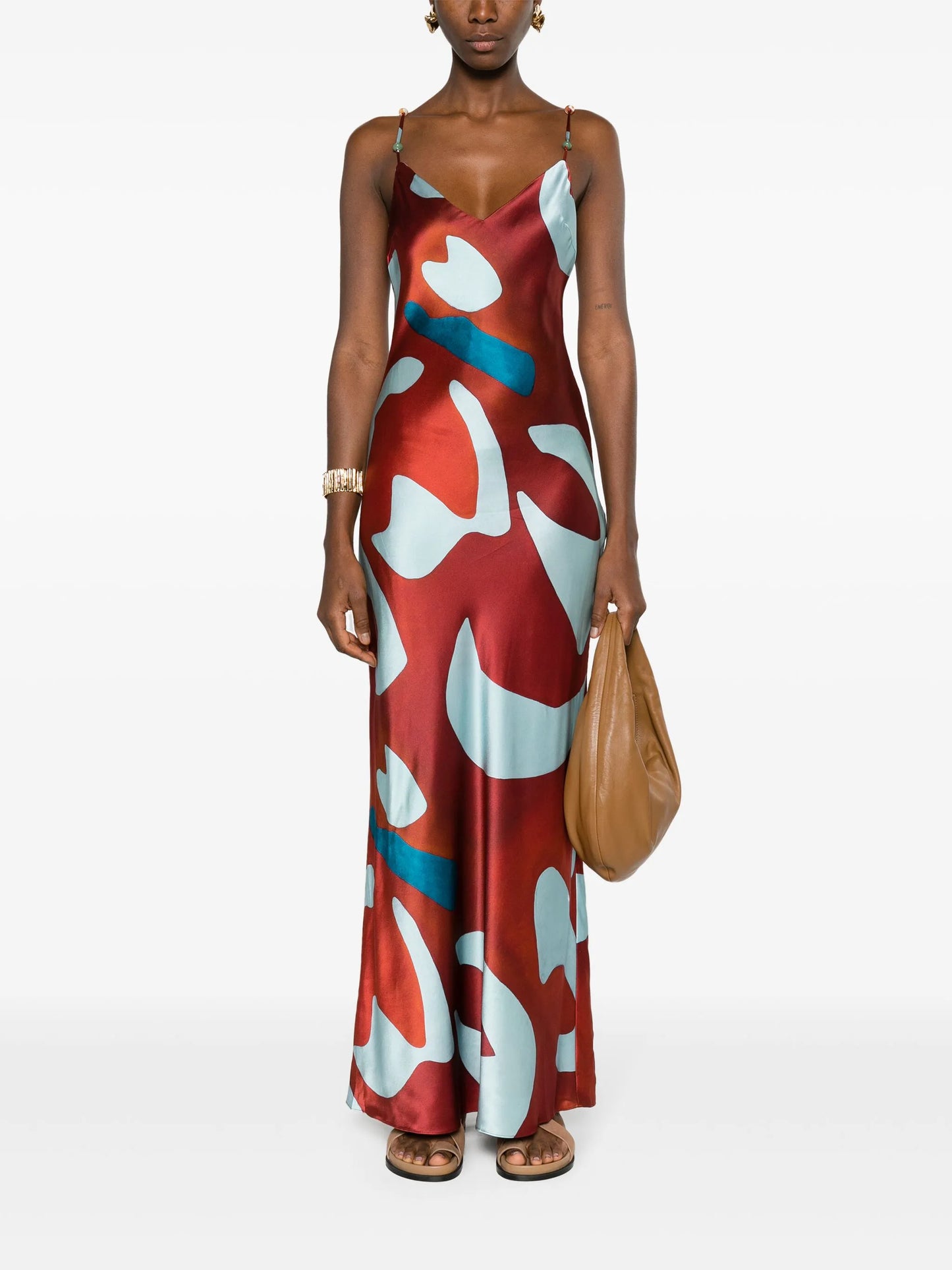 Frankie silk slip dress