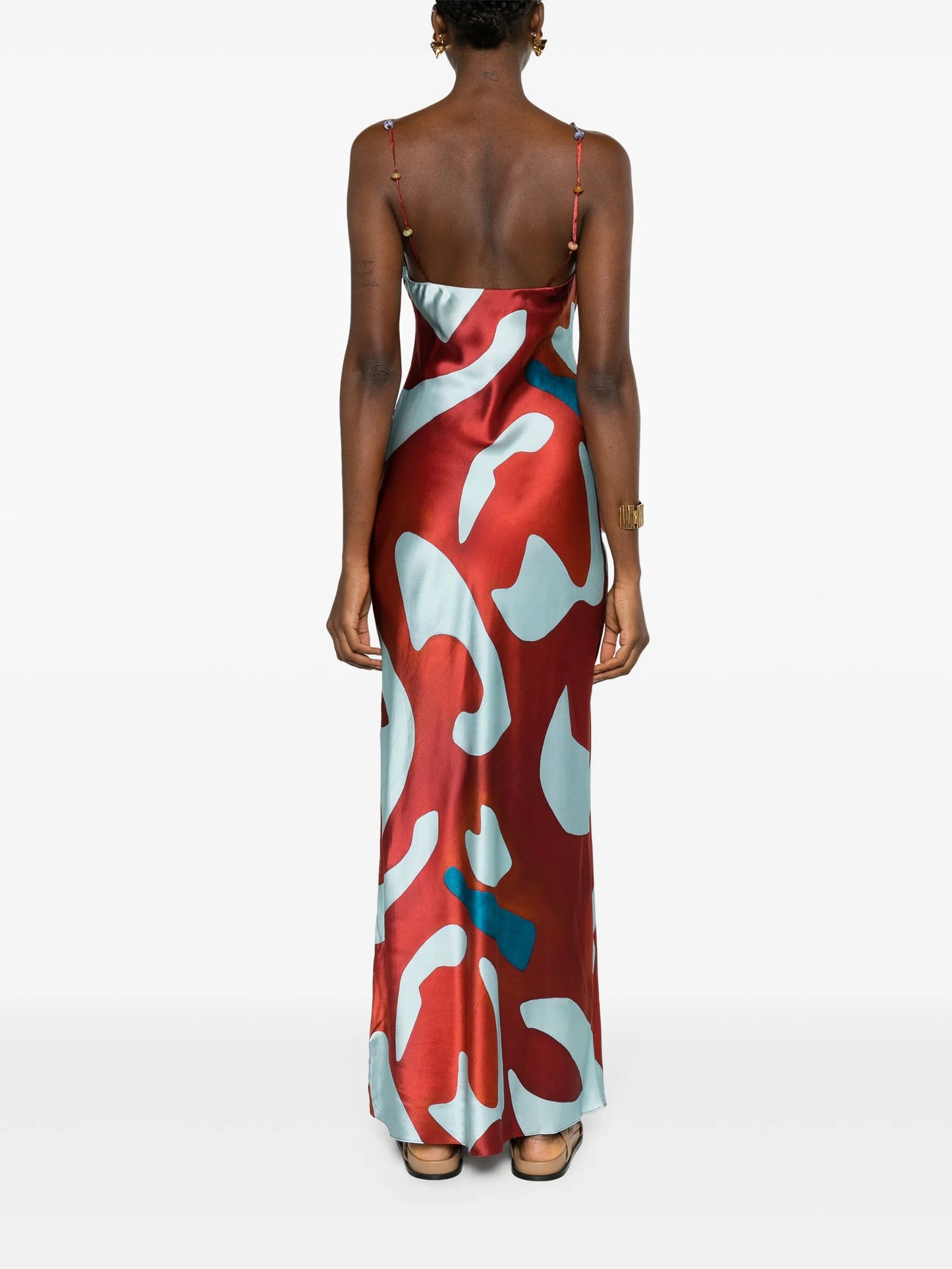 Frankie silk slip dress