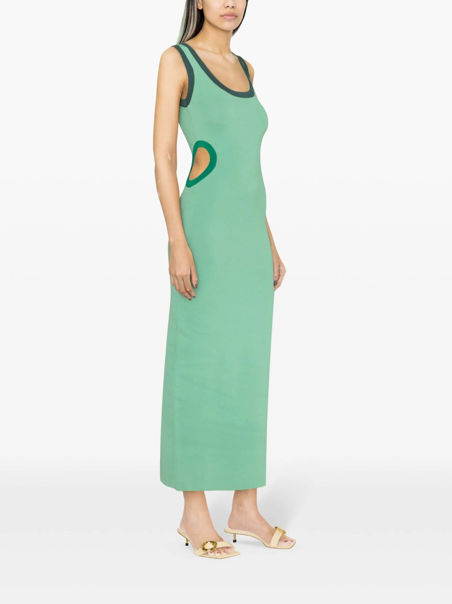 Salvador cut-out detailed dress