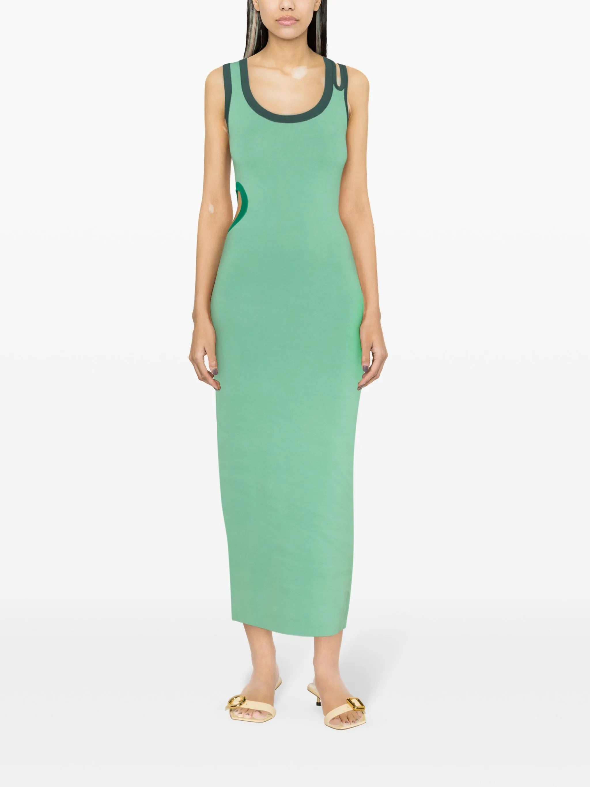 Salvador cut-out detailed dress