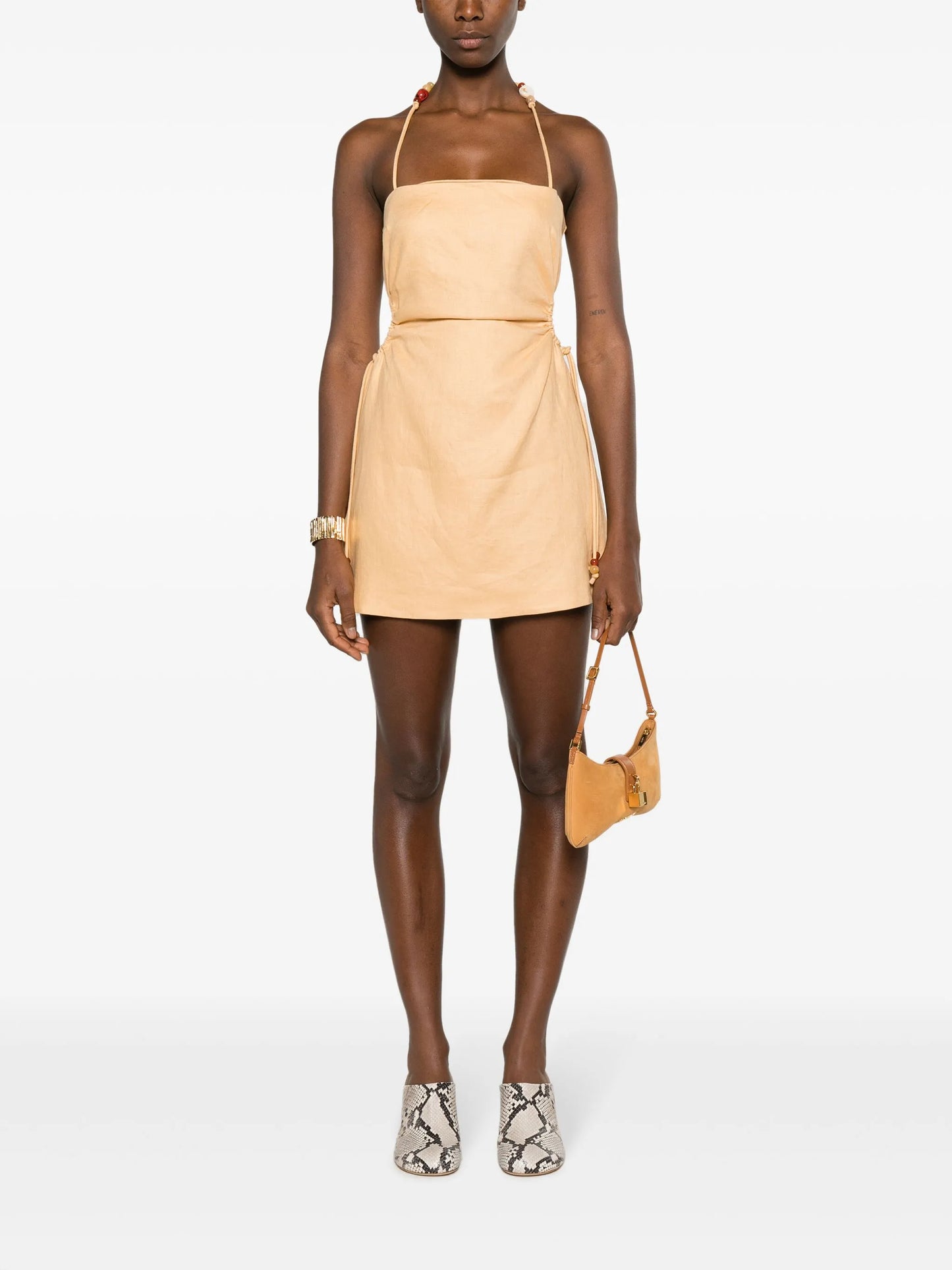 Antonia linen minidress