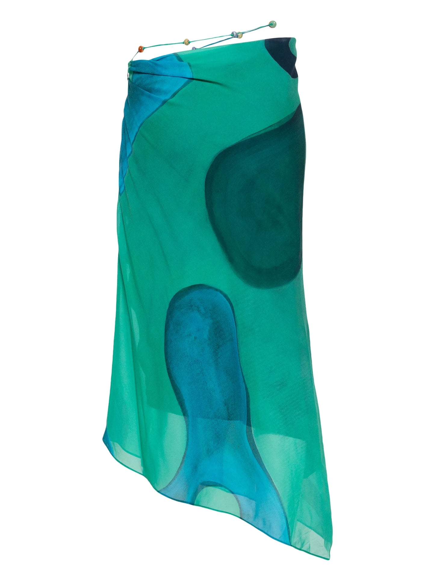 Frankie asymmetric midi skirt