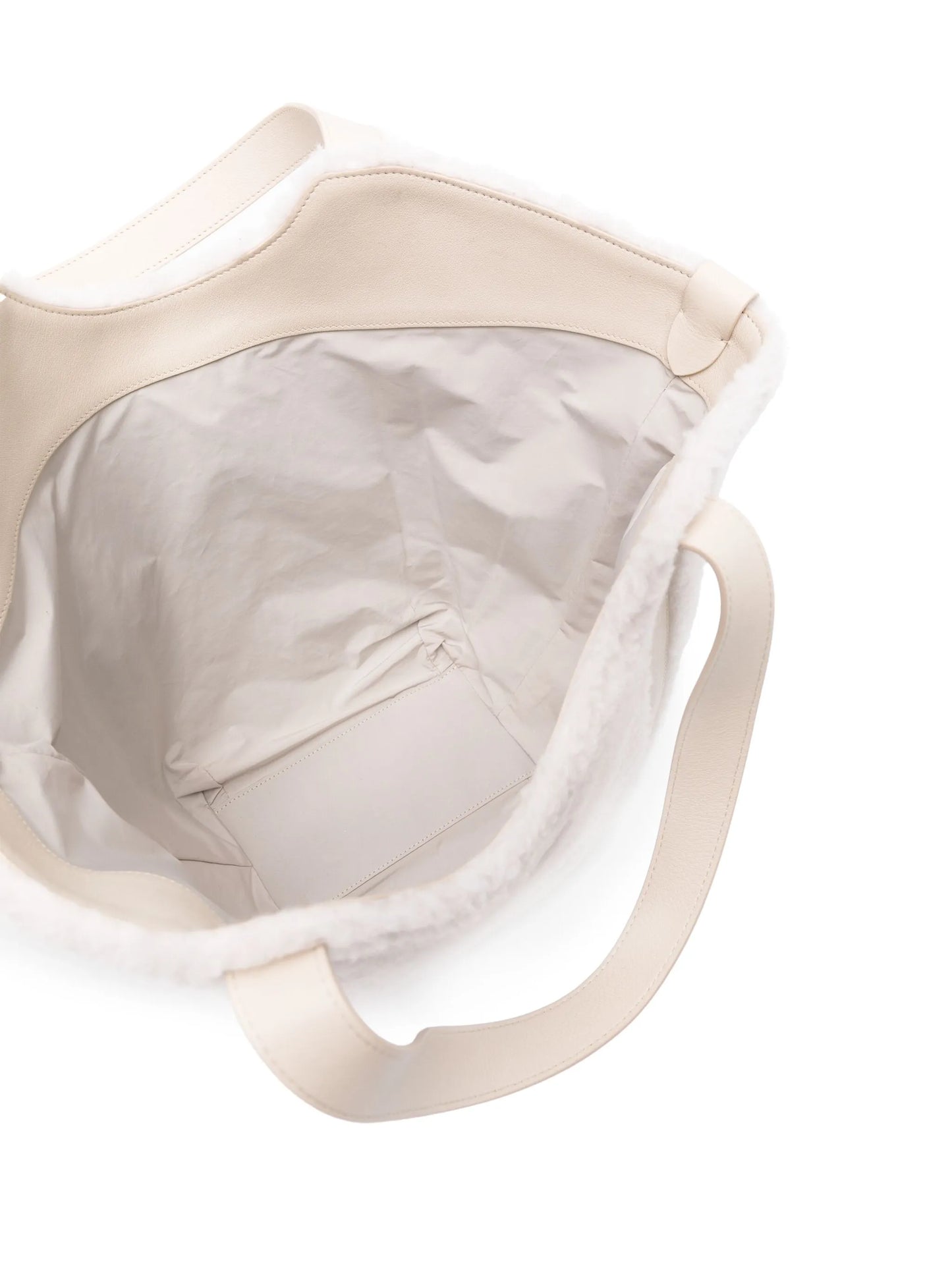 fleece-texture tote bag