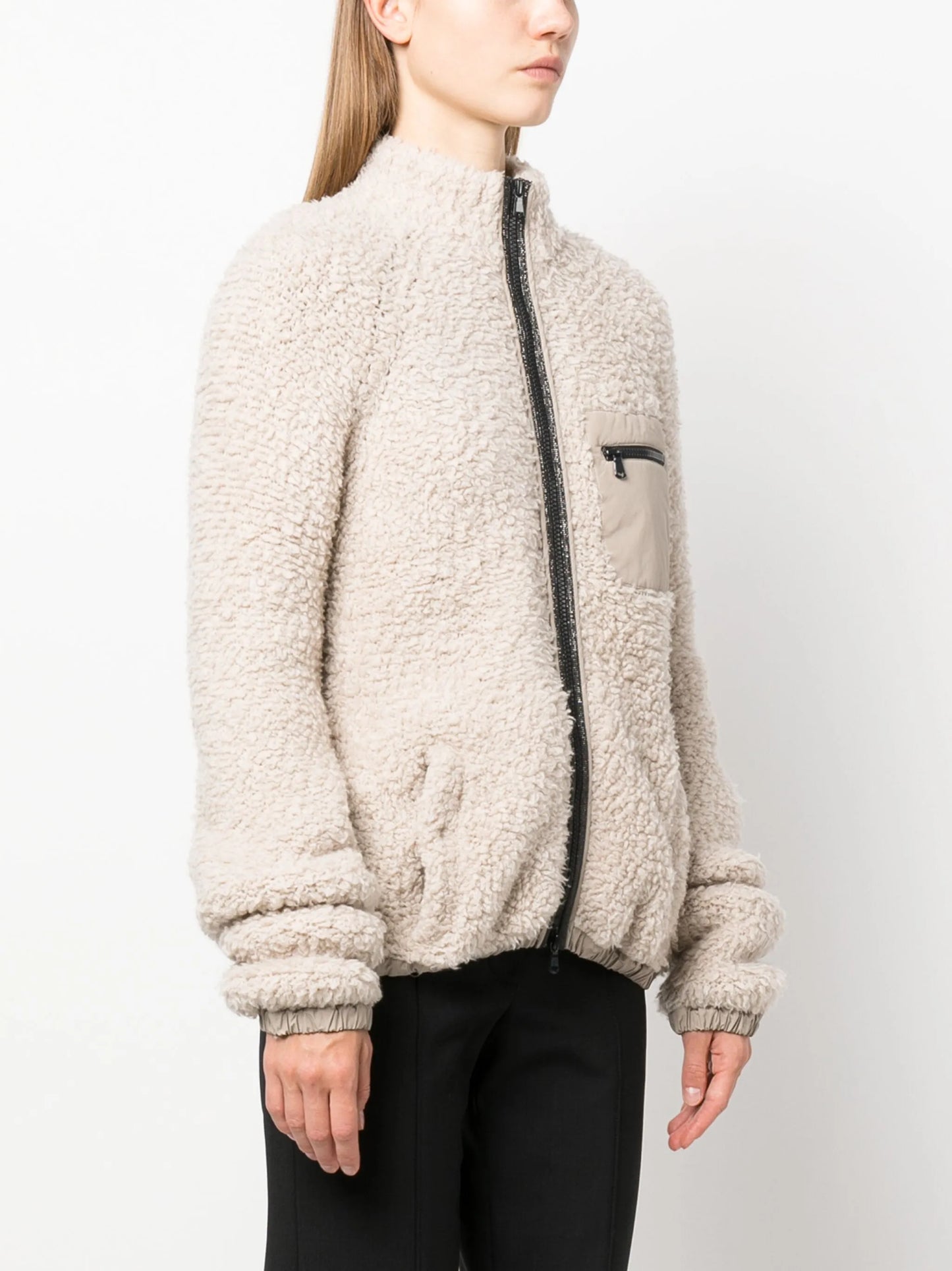 faux-fur effect jacket