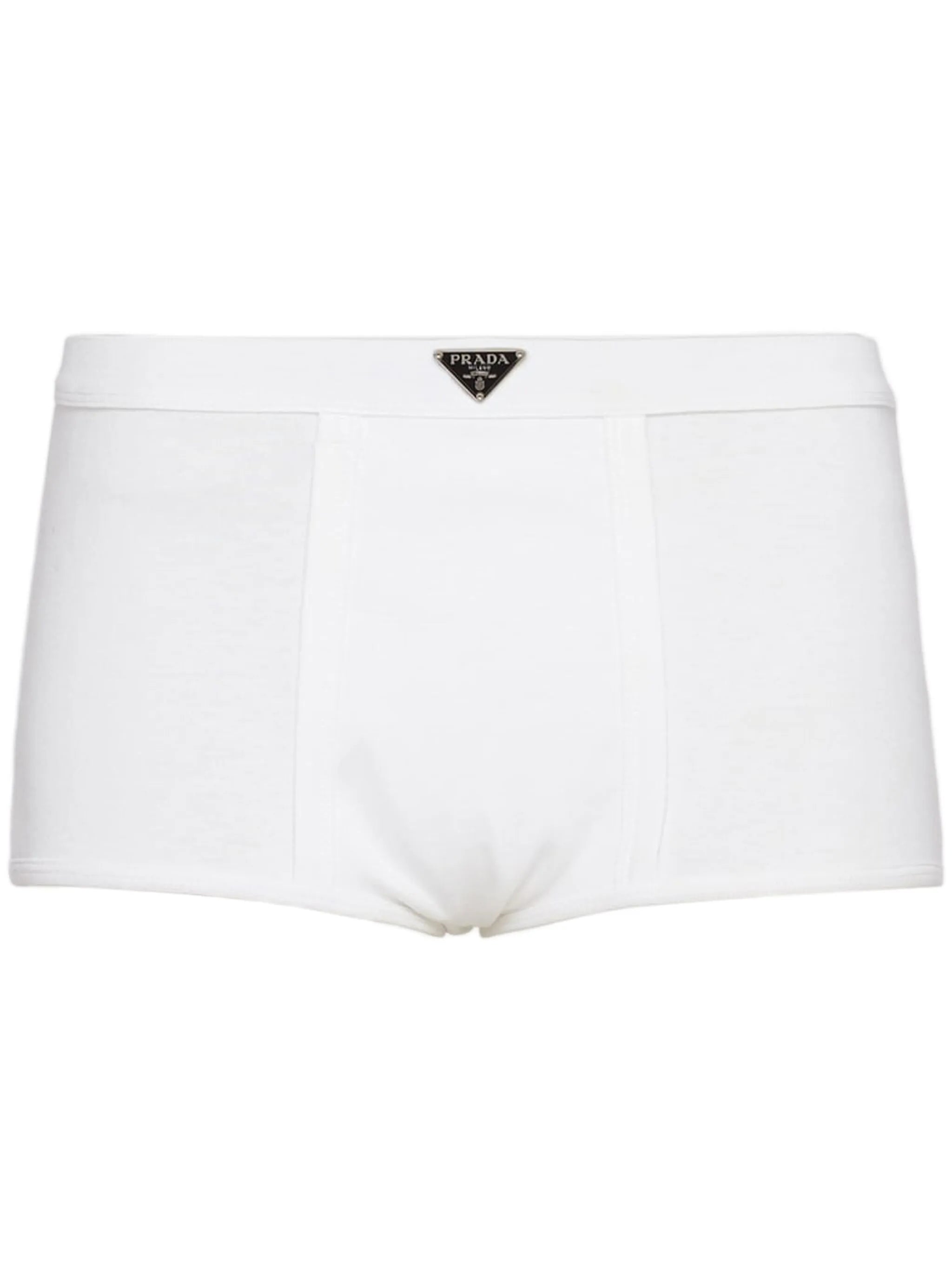 triangle-logo jersey boxer shorts