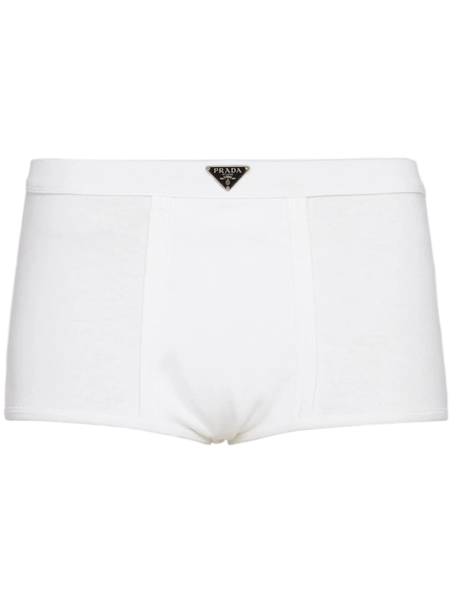 triangle-logo jersey boxer shorts