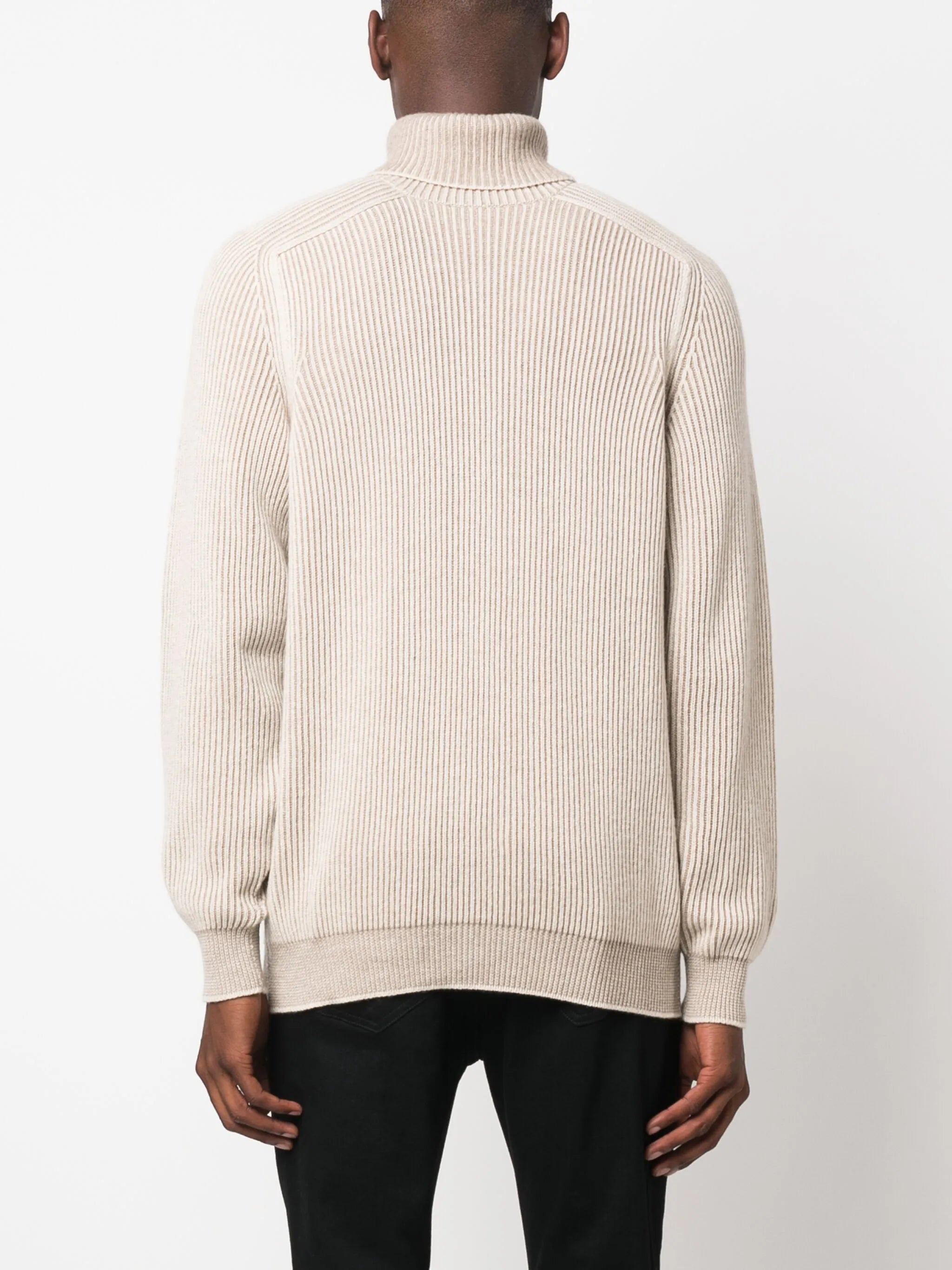 roll-neck cashmere jumper