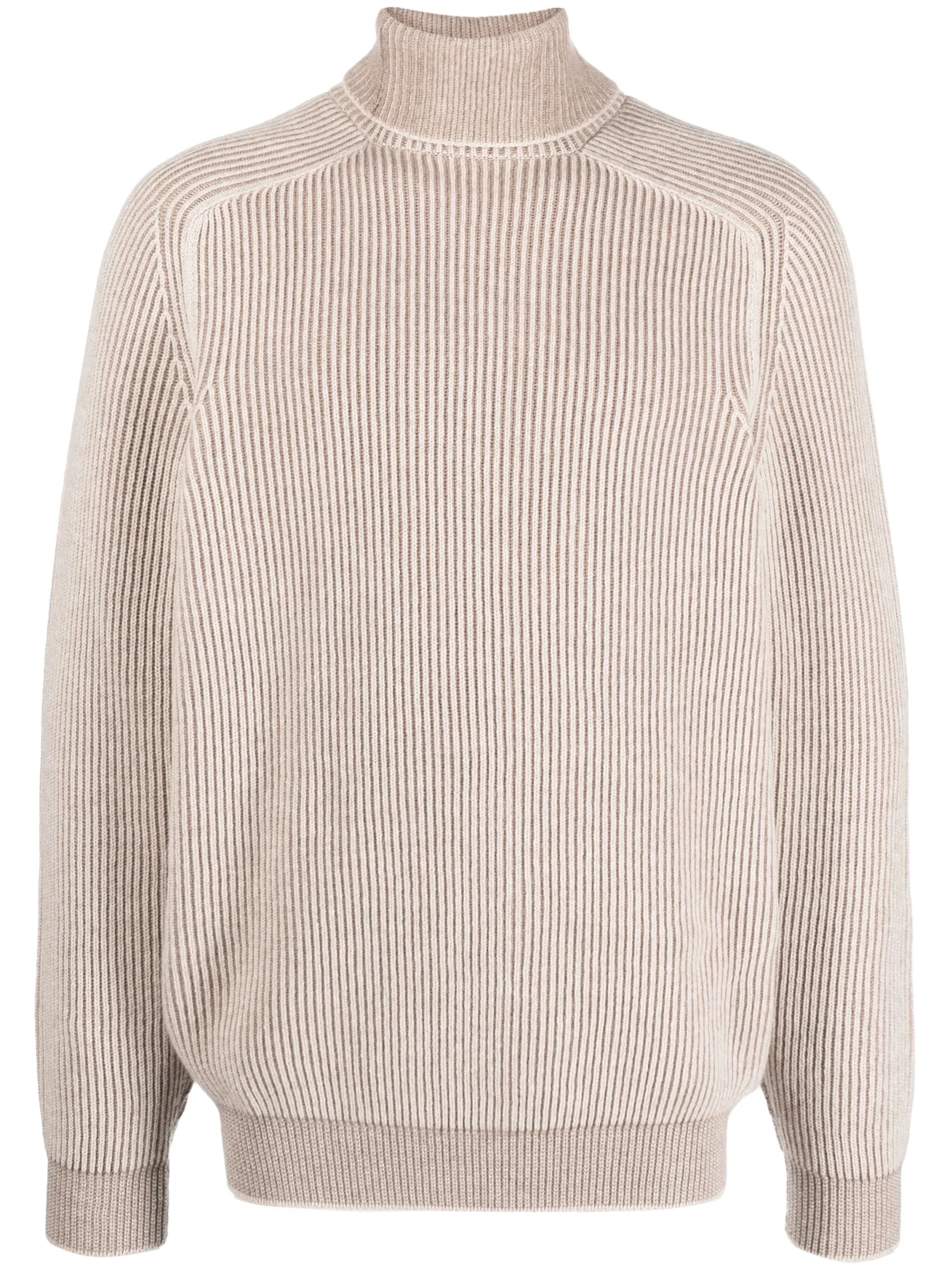 roll-neck cashmere jumper