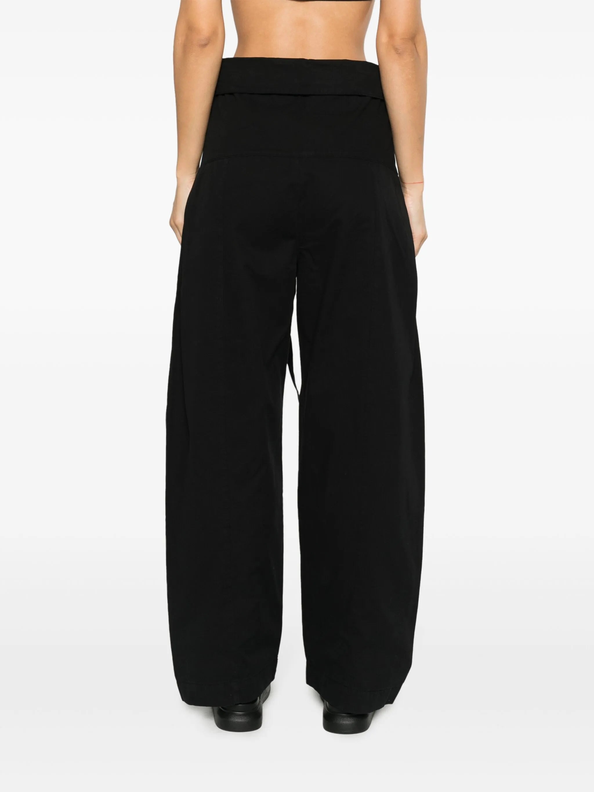 Fisherman straight-leg trousers