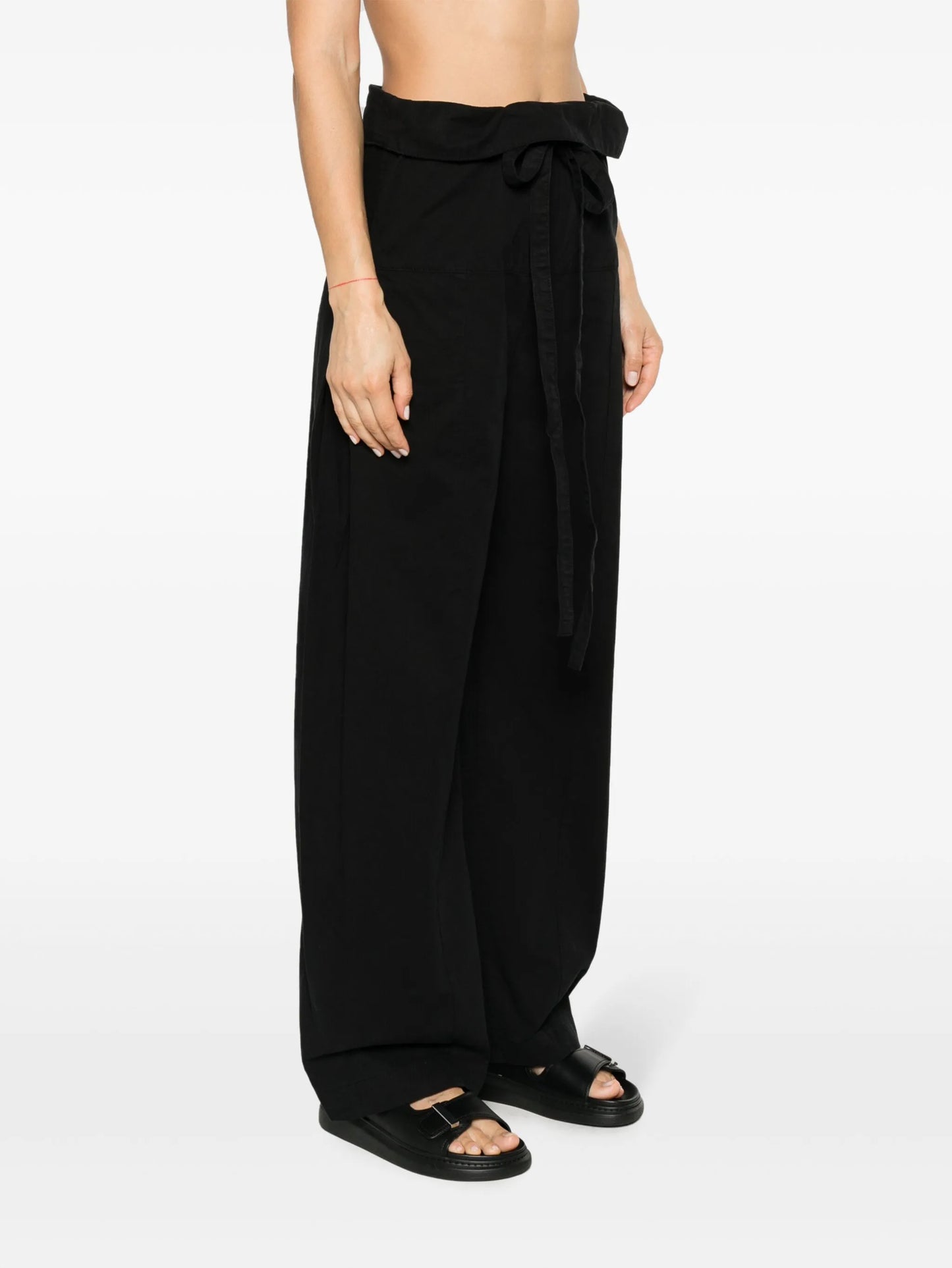 Fisherman straight-leg trousers