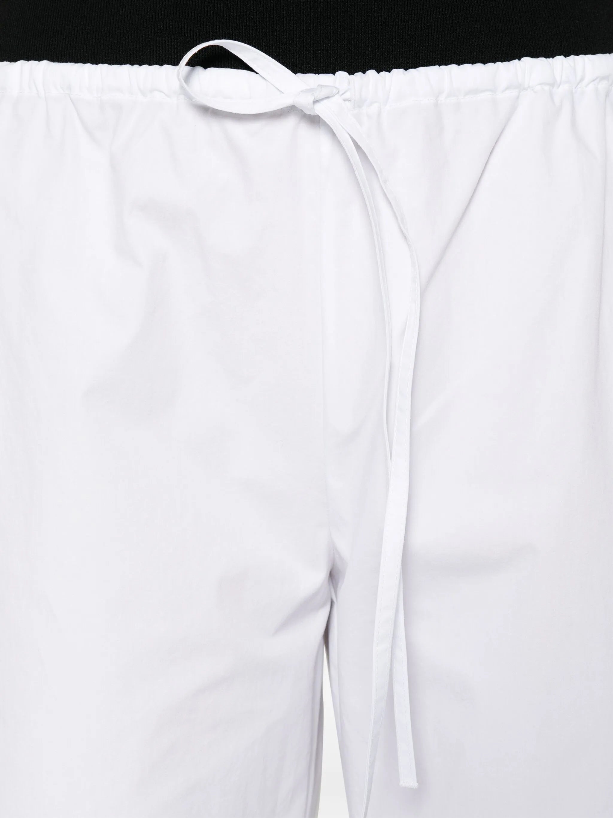 straight-leg organic-cotton trousers