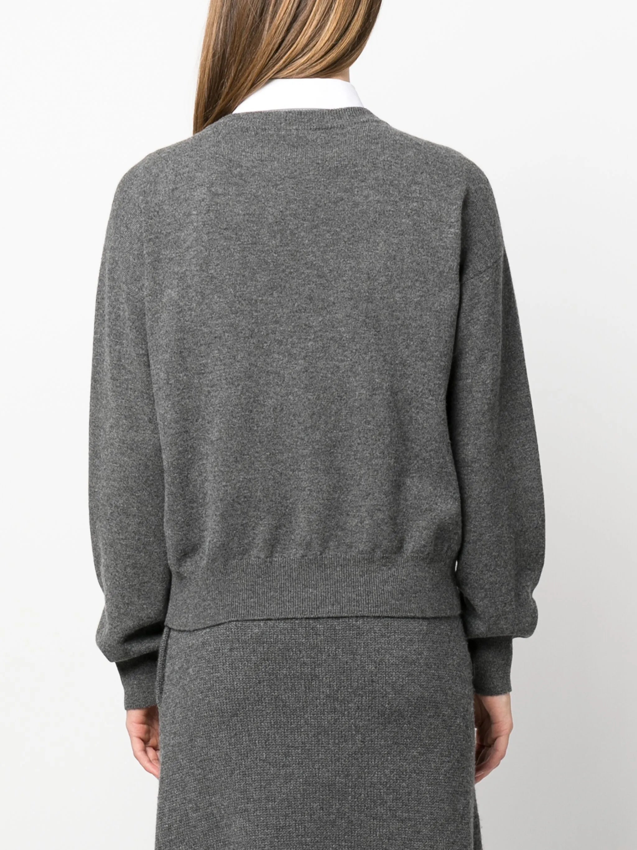 sequin-embellished wool jumper