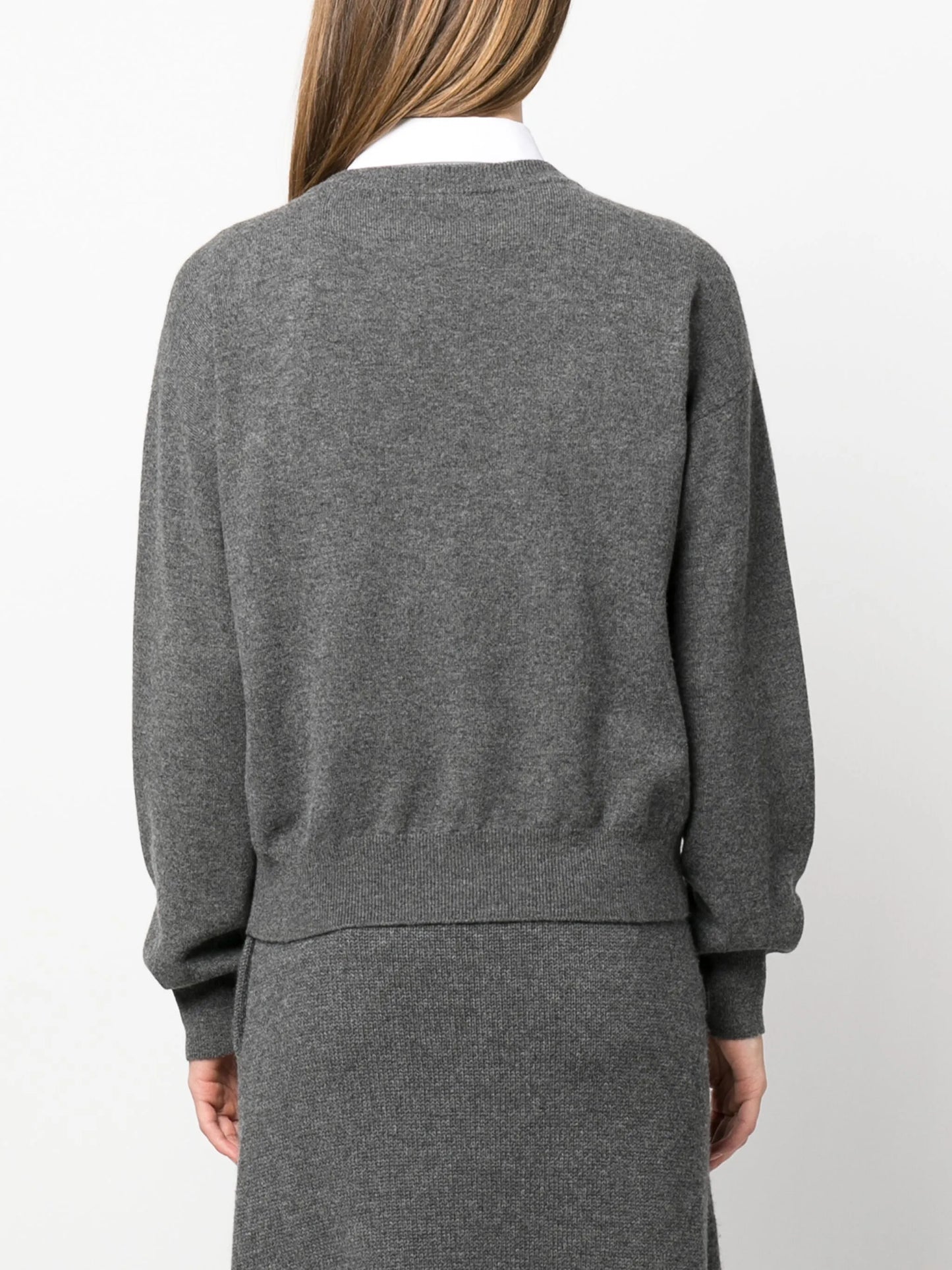 sequin-embellished wool jumper