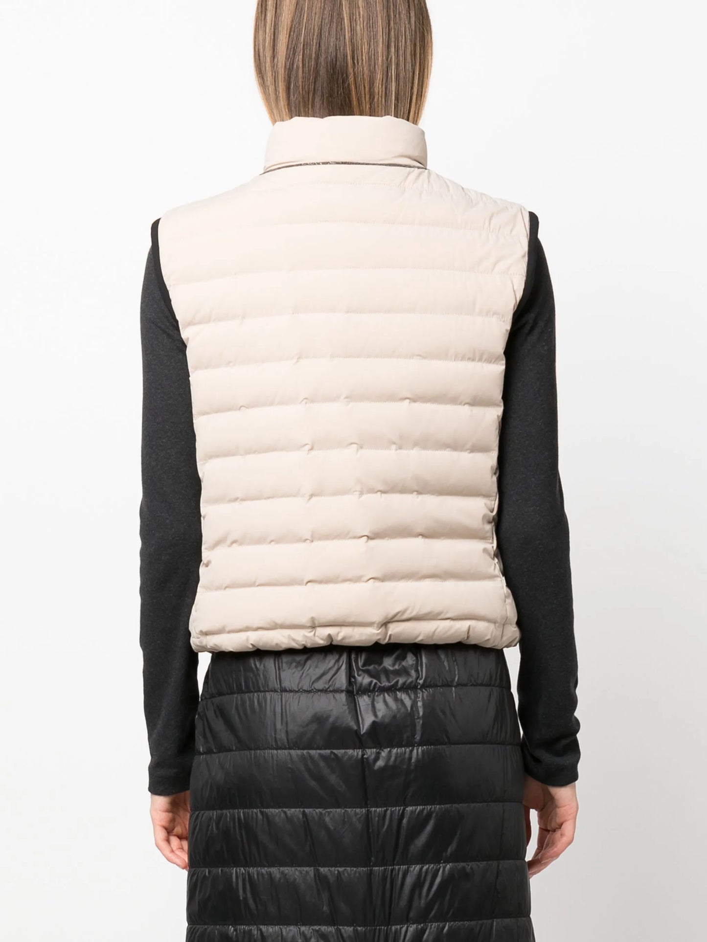 zip-up padded gilet