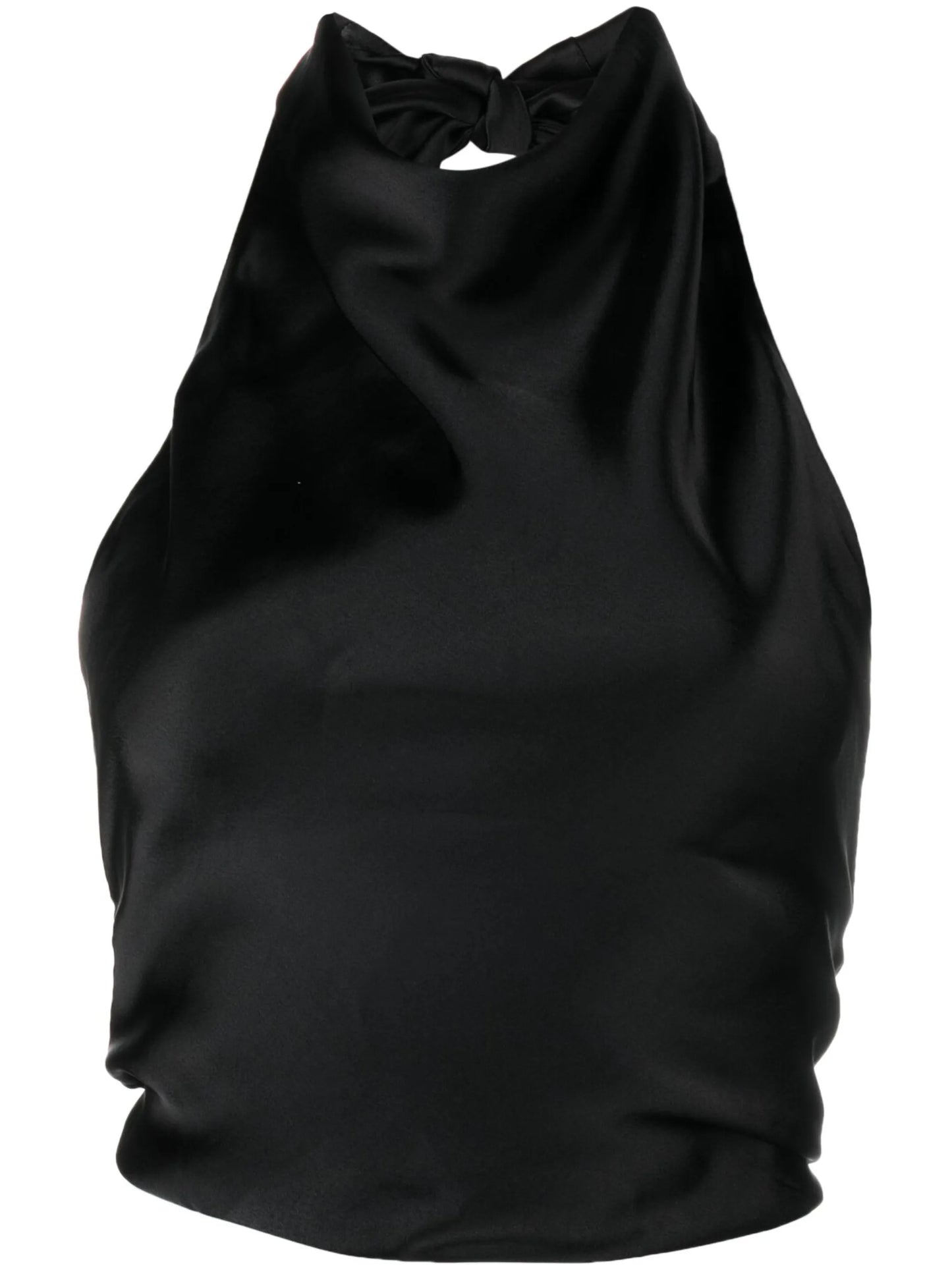 satin halterneck top