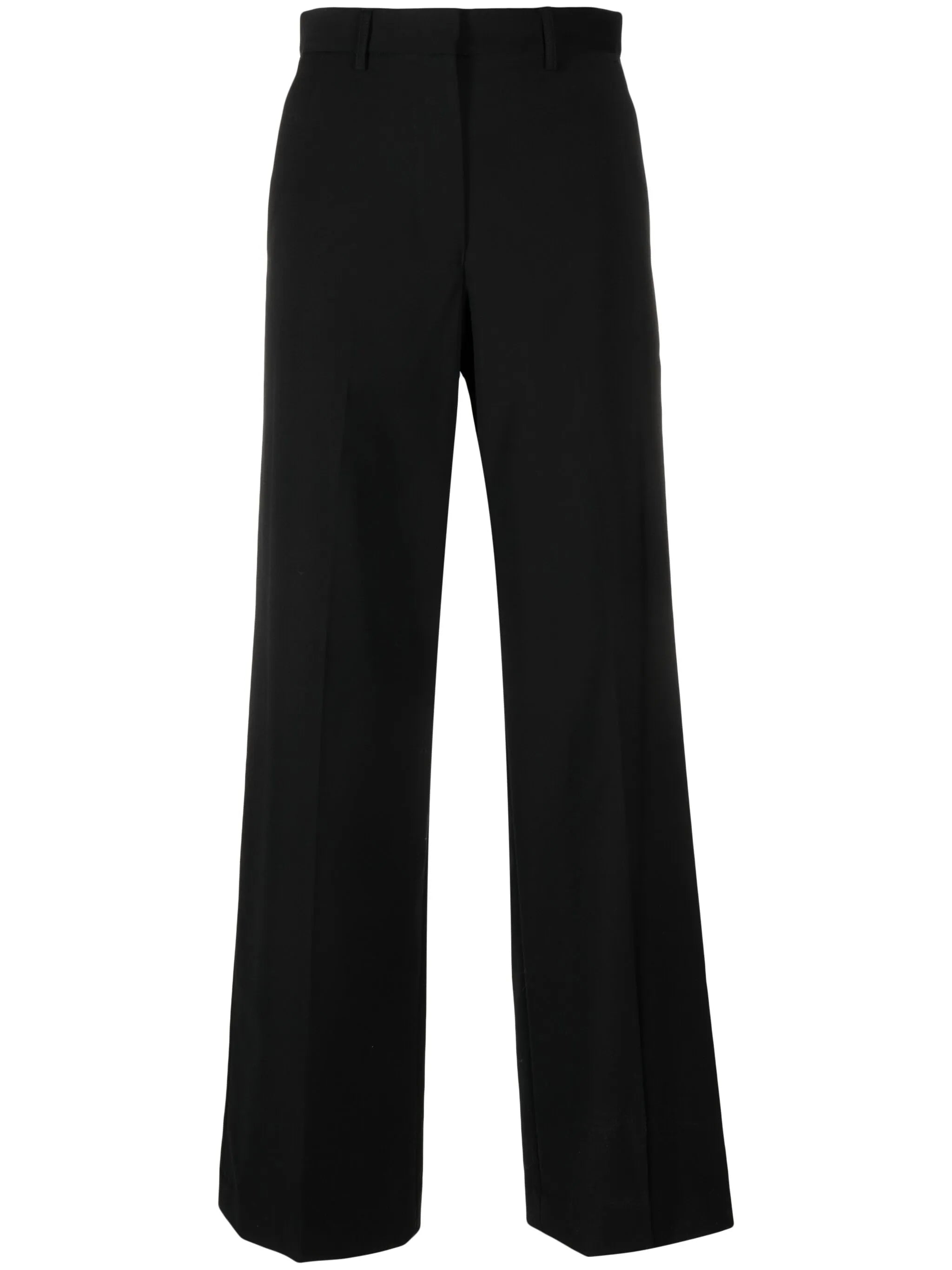 mid-rise tailored trousers