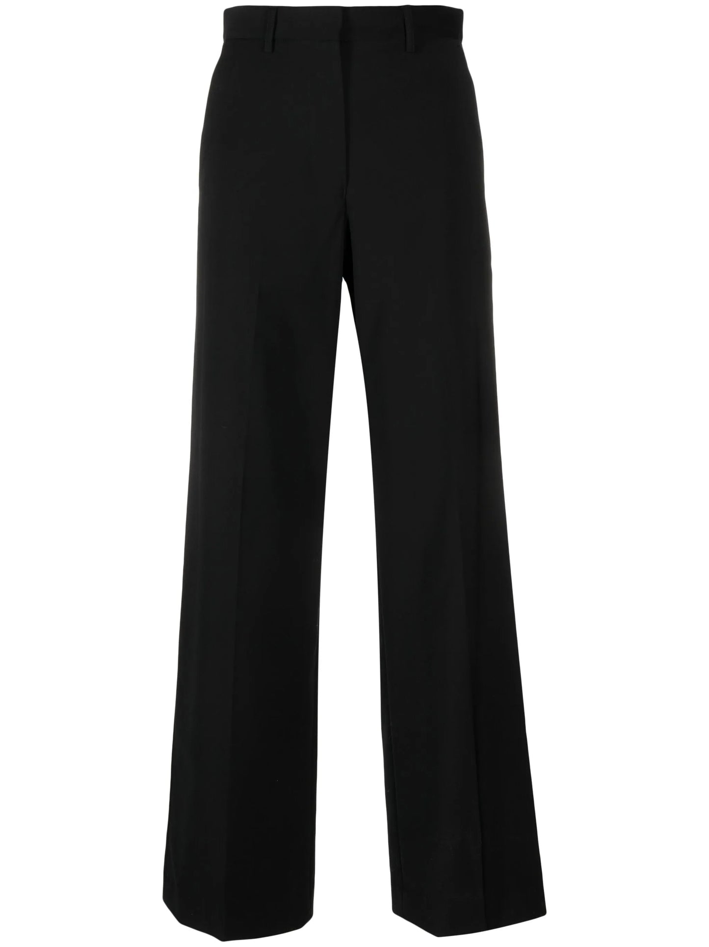 mid-rise tailored trousers