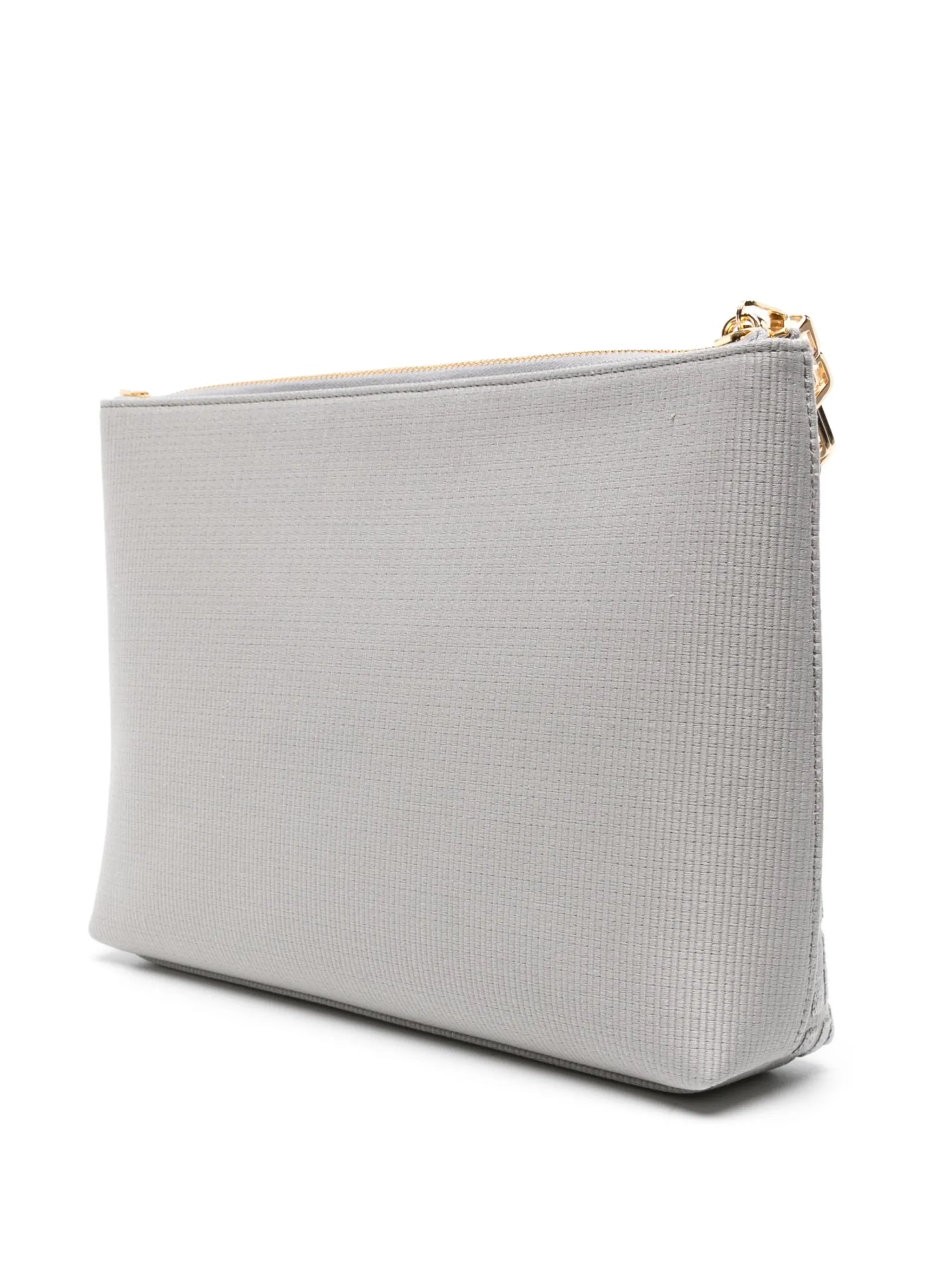 4G-embroidered travel pouch
