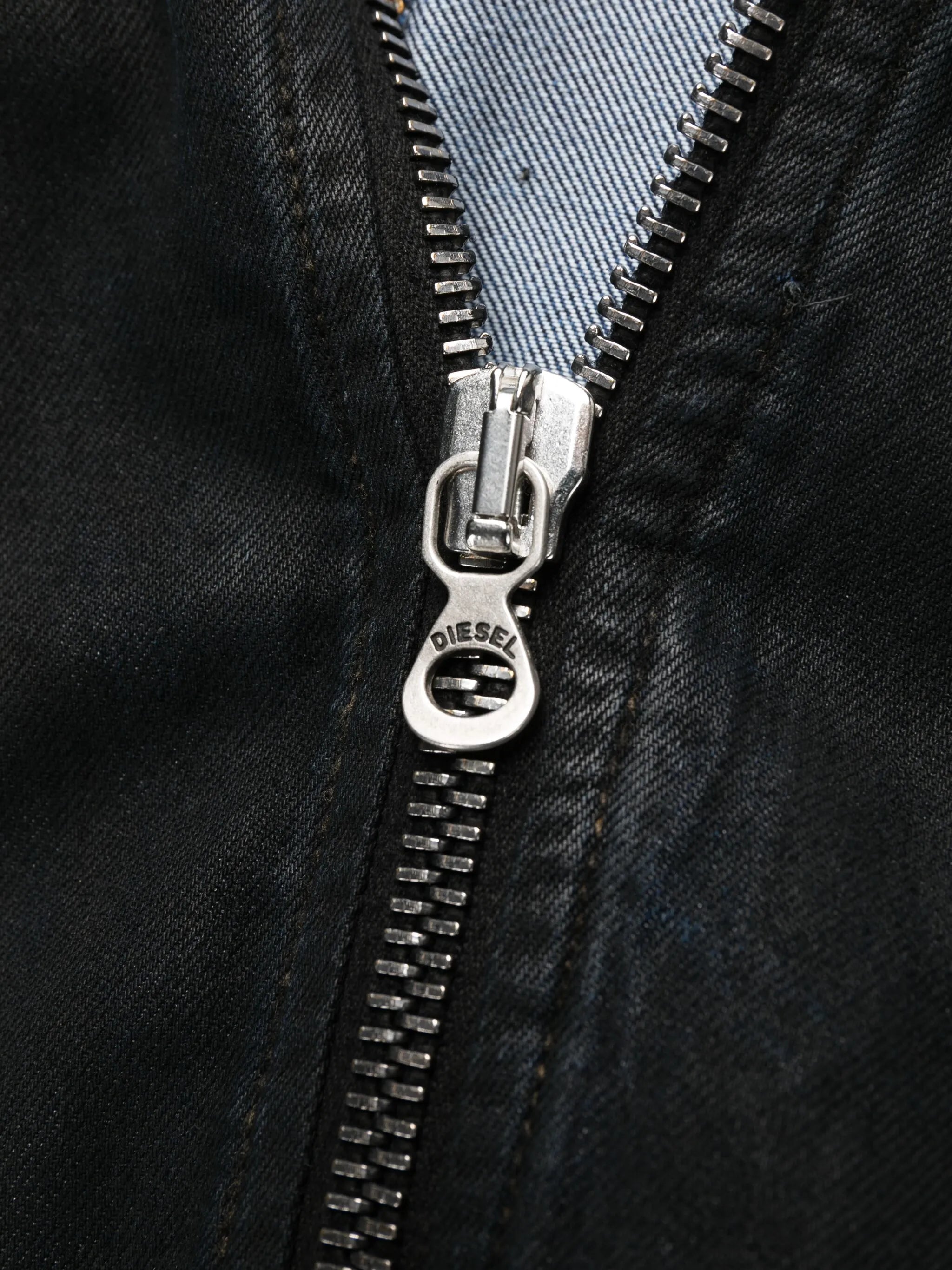 De-Lu S zip-up denim maxi dress