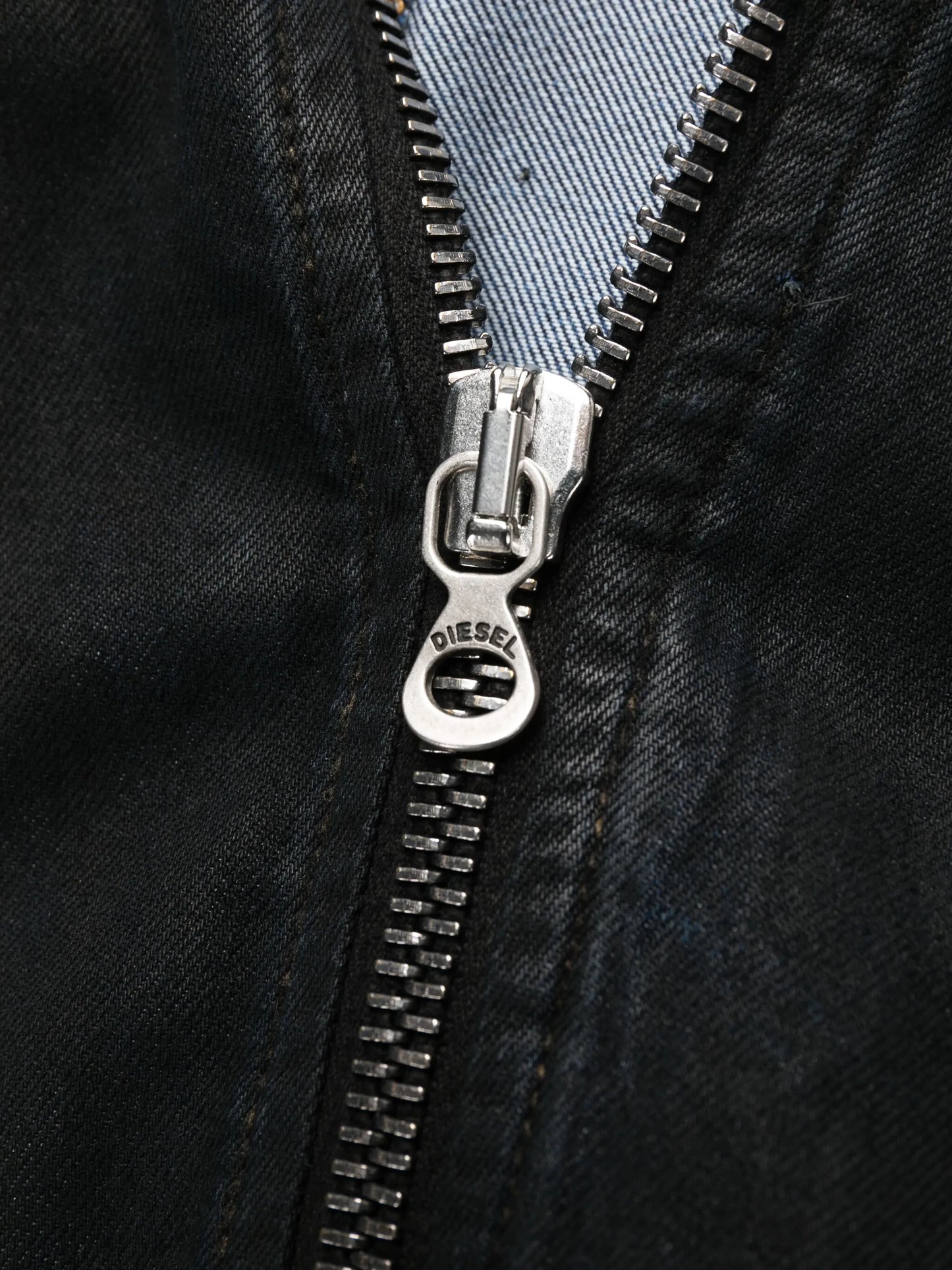 De-Lu S zip-up denim maxi dress
