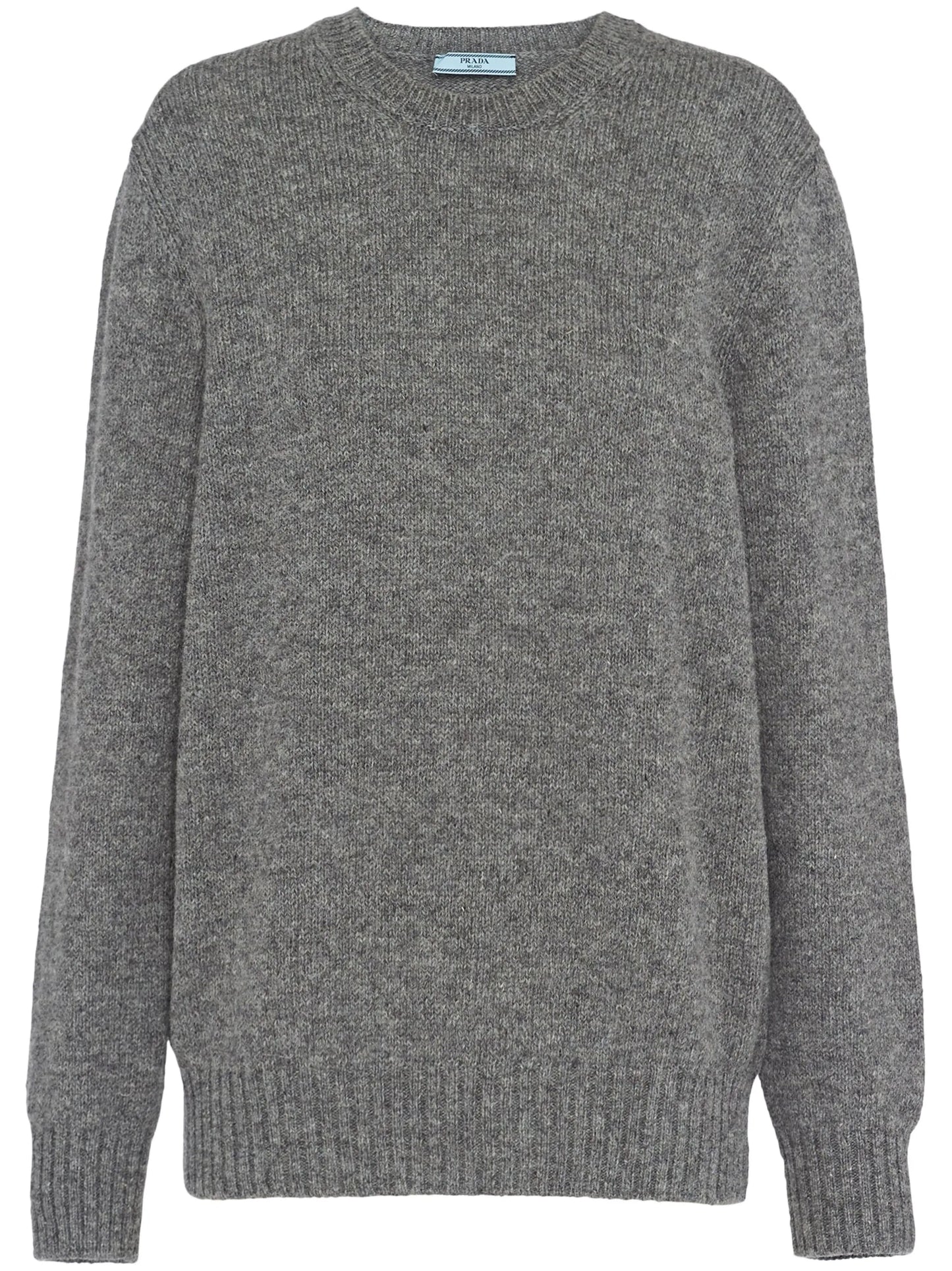 grey crew neck sweater