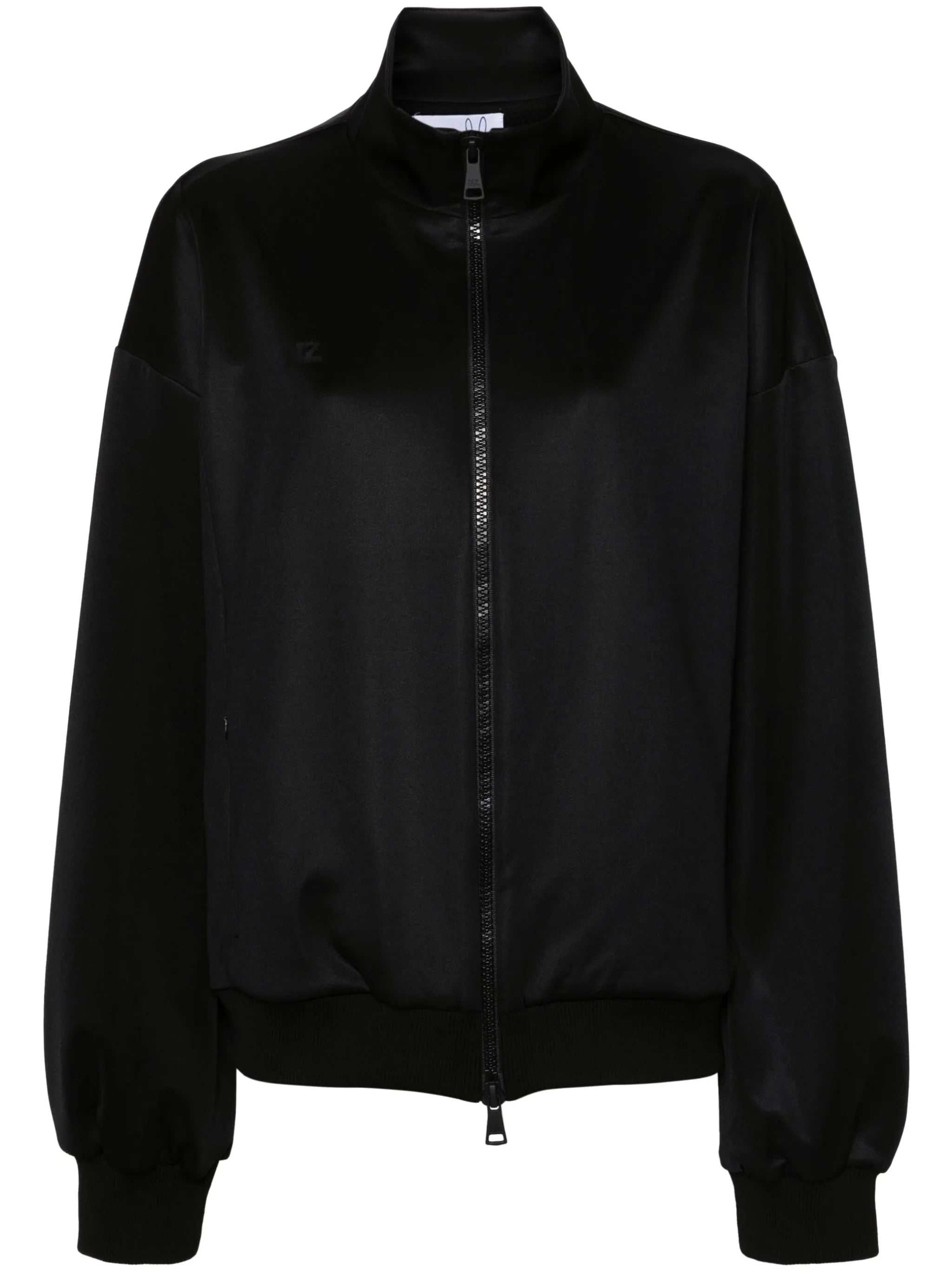 Techno funnel-neck bomber jacket