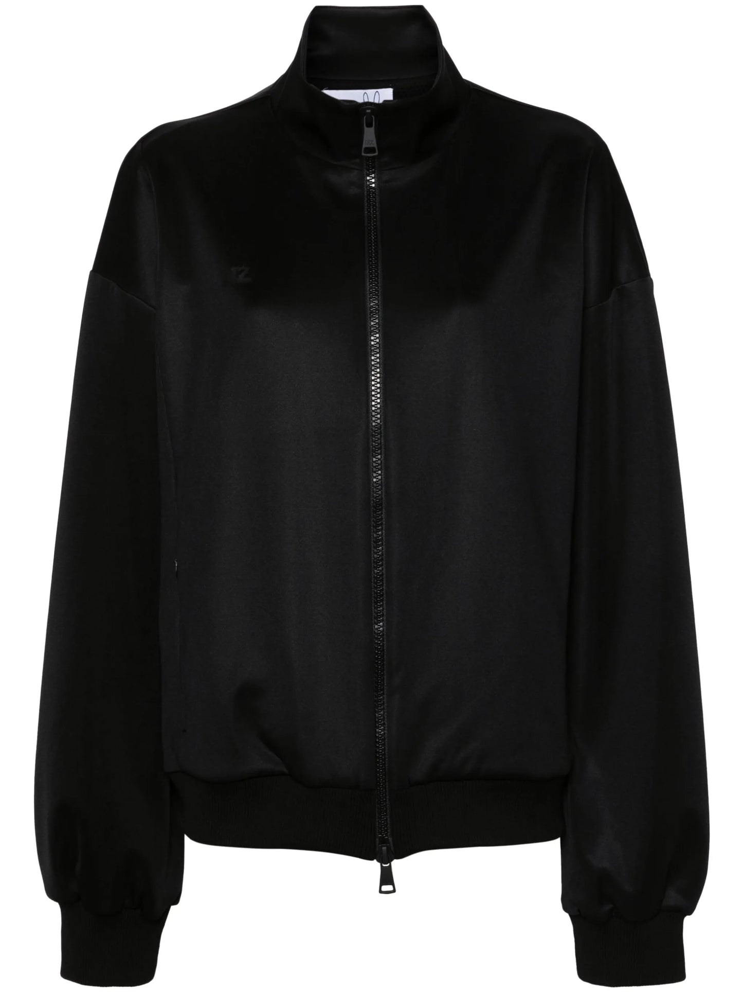 Techno funnel-neck bomber jacket