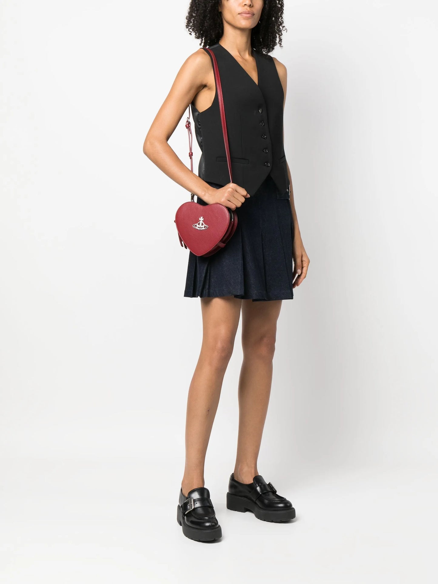 Louise faux-leather crossbody bag