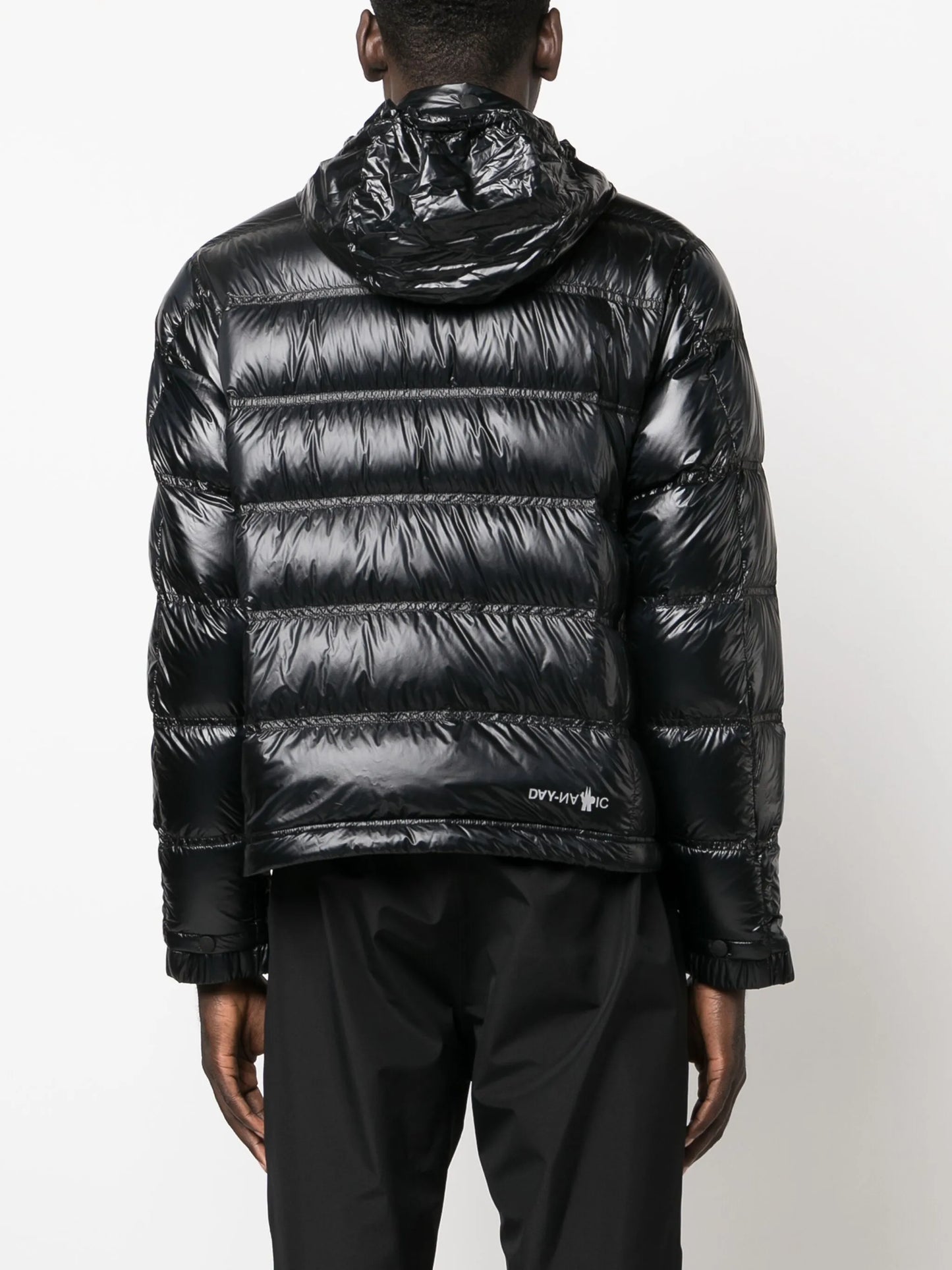 logo-patch padded jacket