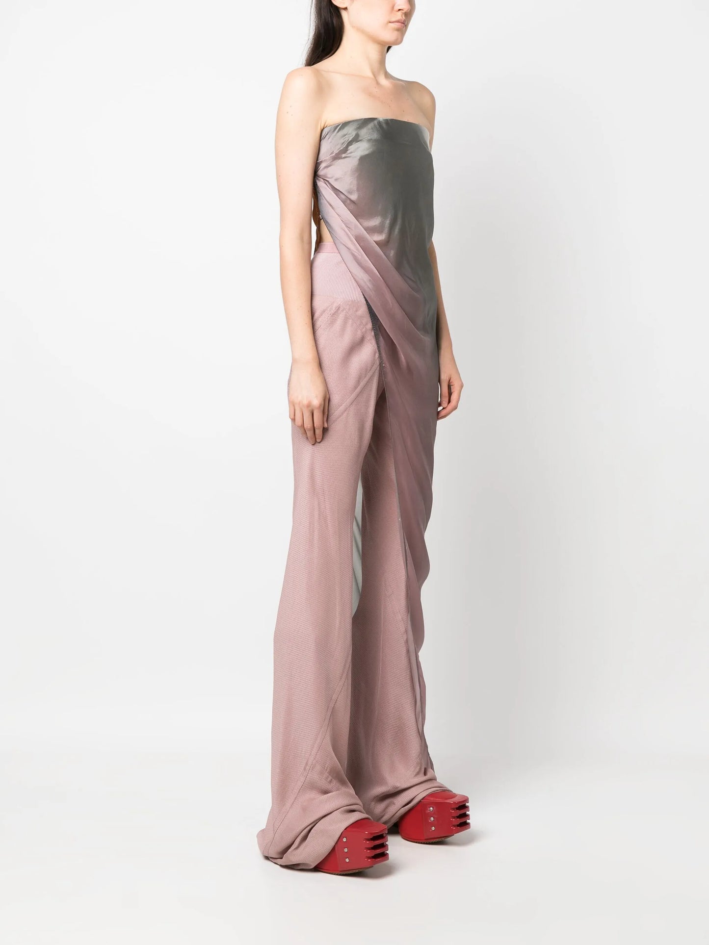 Lido ombré-effect asymmetric top