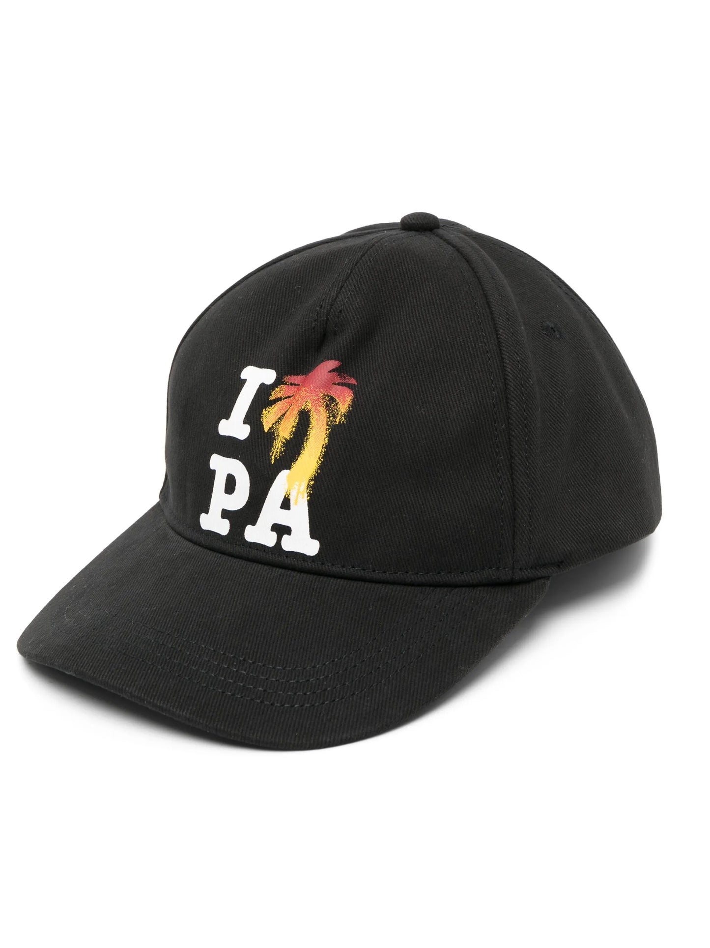 logo-print cotton cap