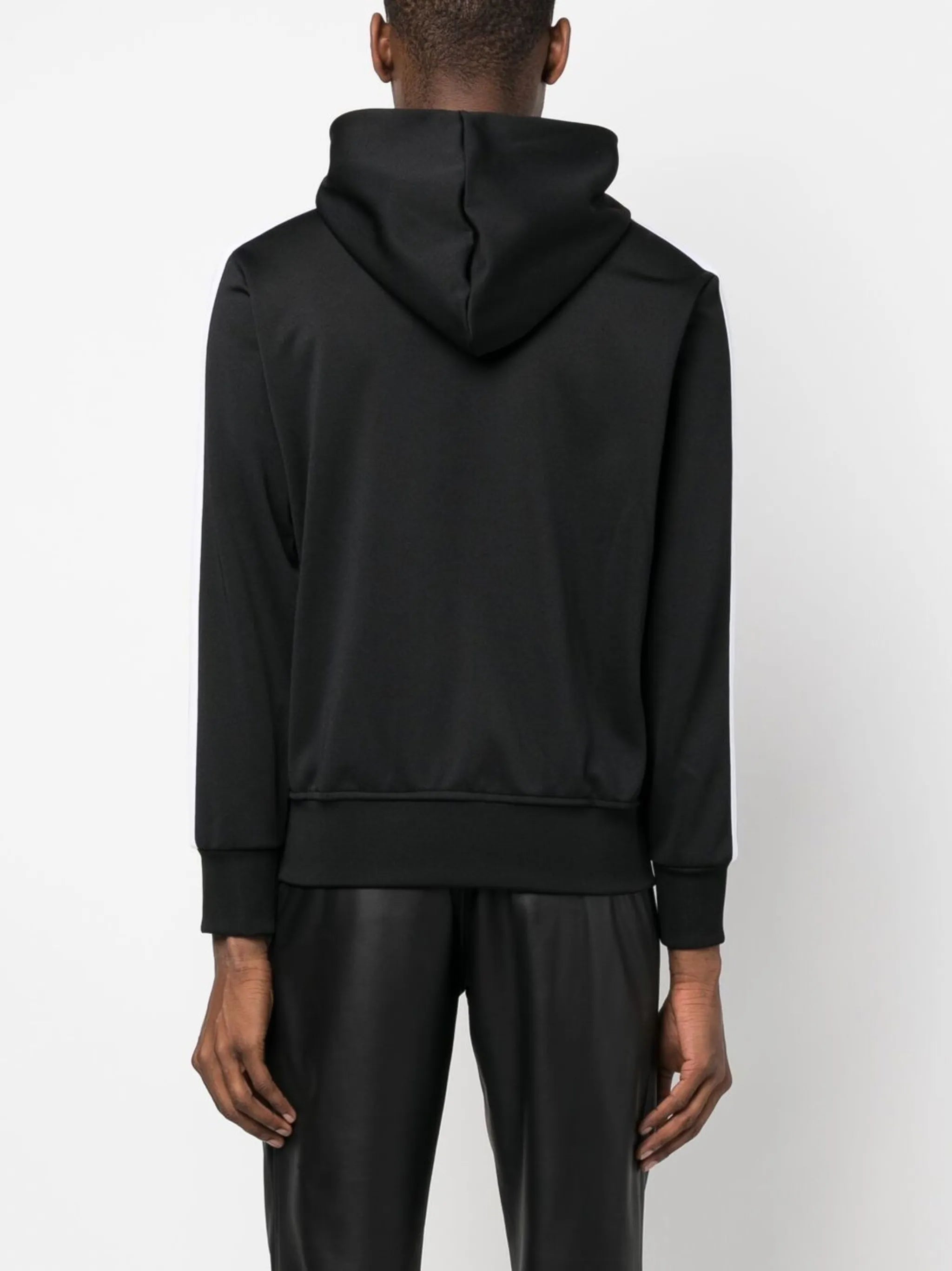 logo-print hooded jacket