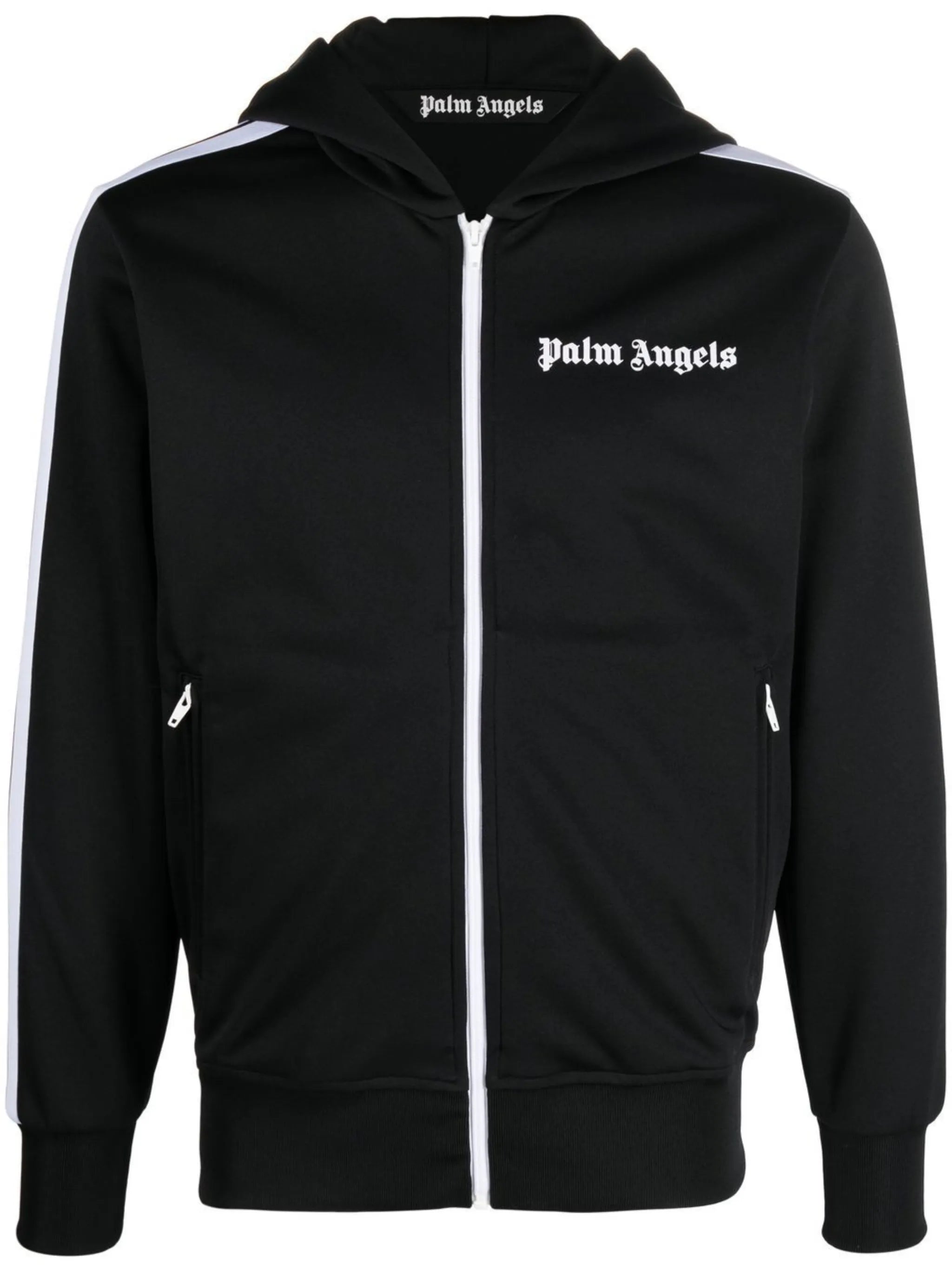 logo-print hooded jacket