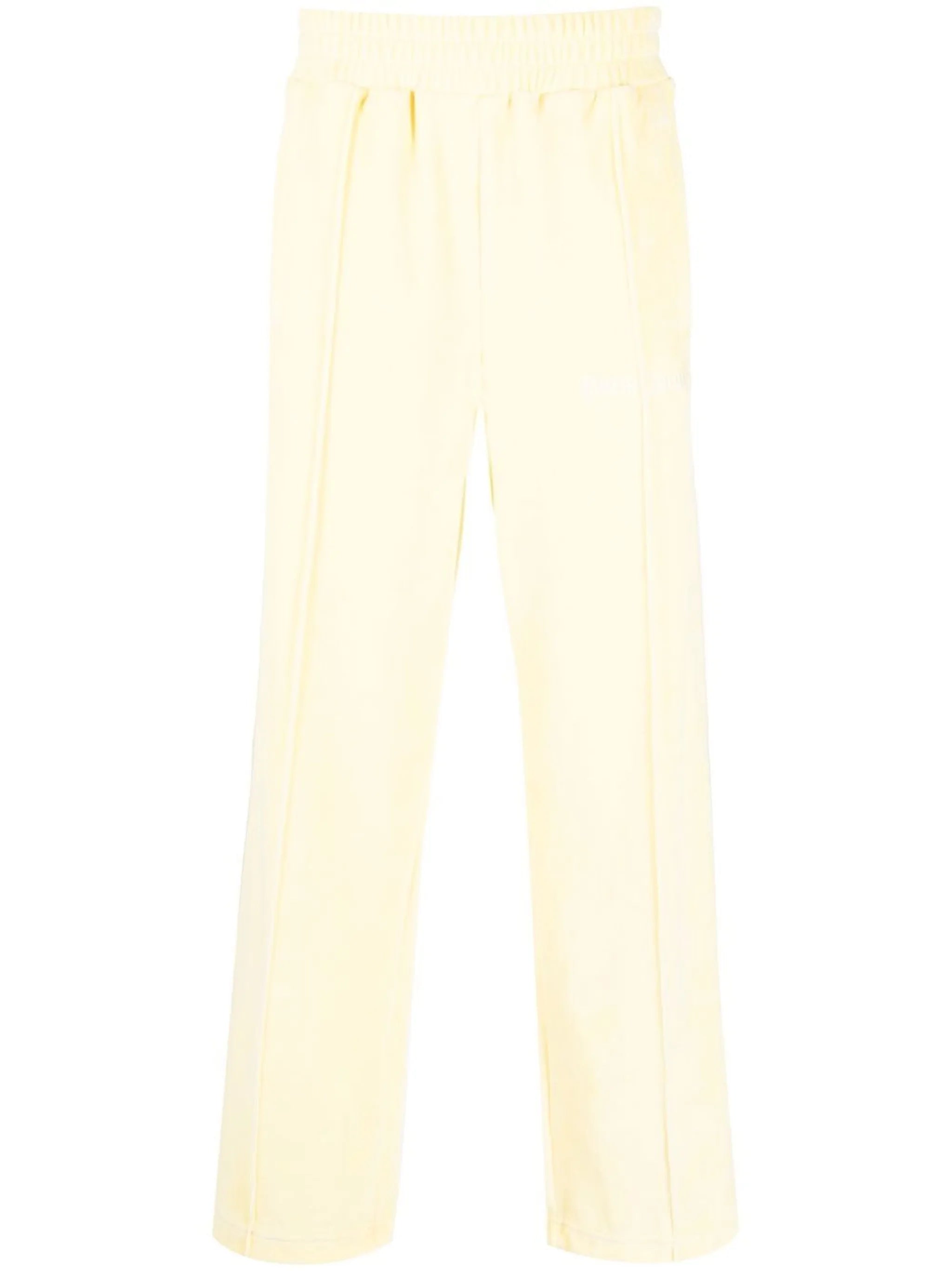 stripe-detail chenille track pants