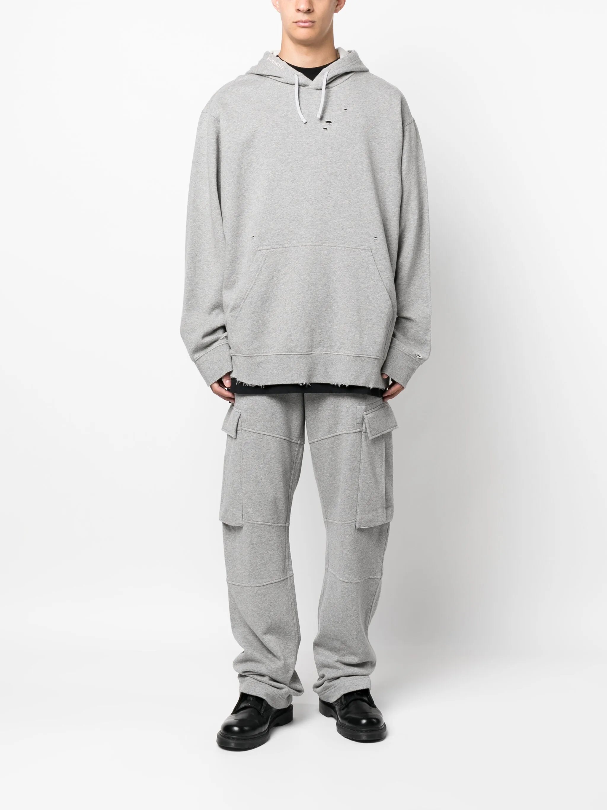 cargo cotton track pants