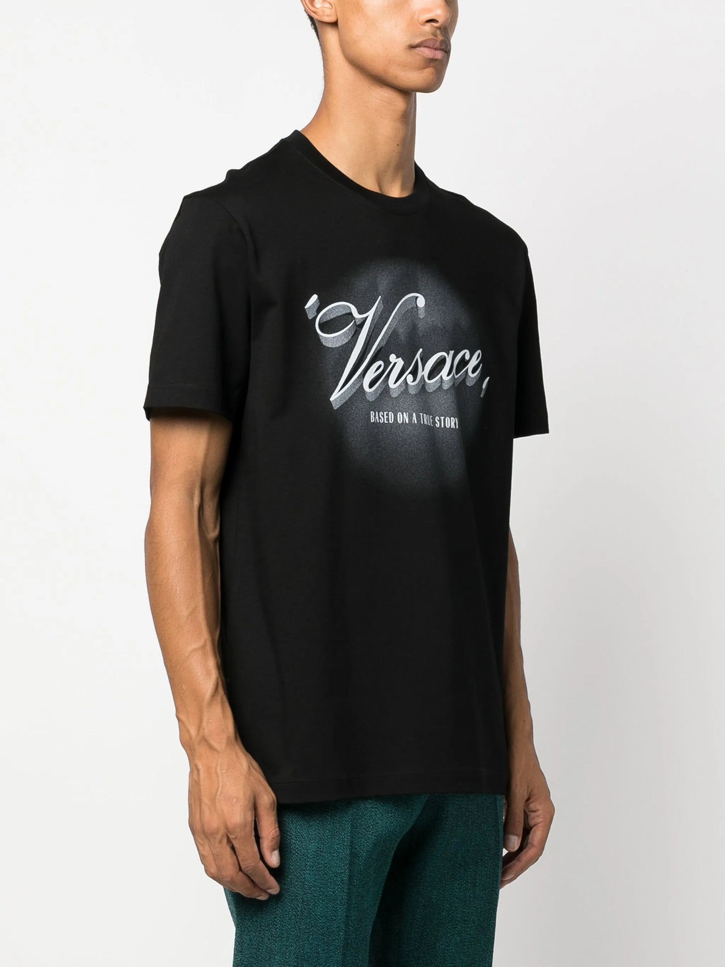 Film Titles-print cotton T-shirt