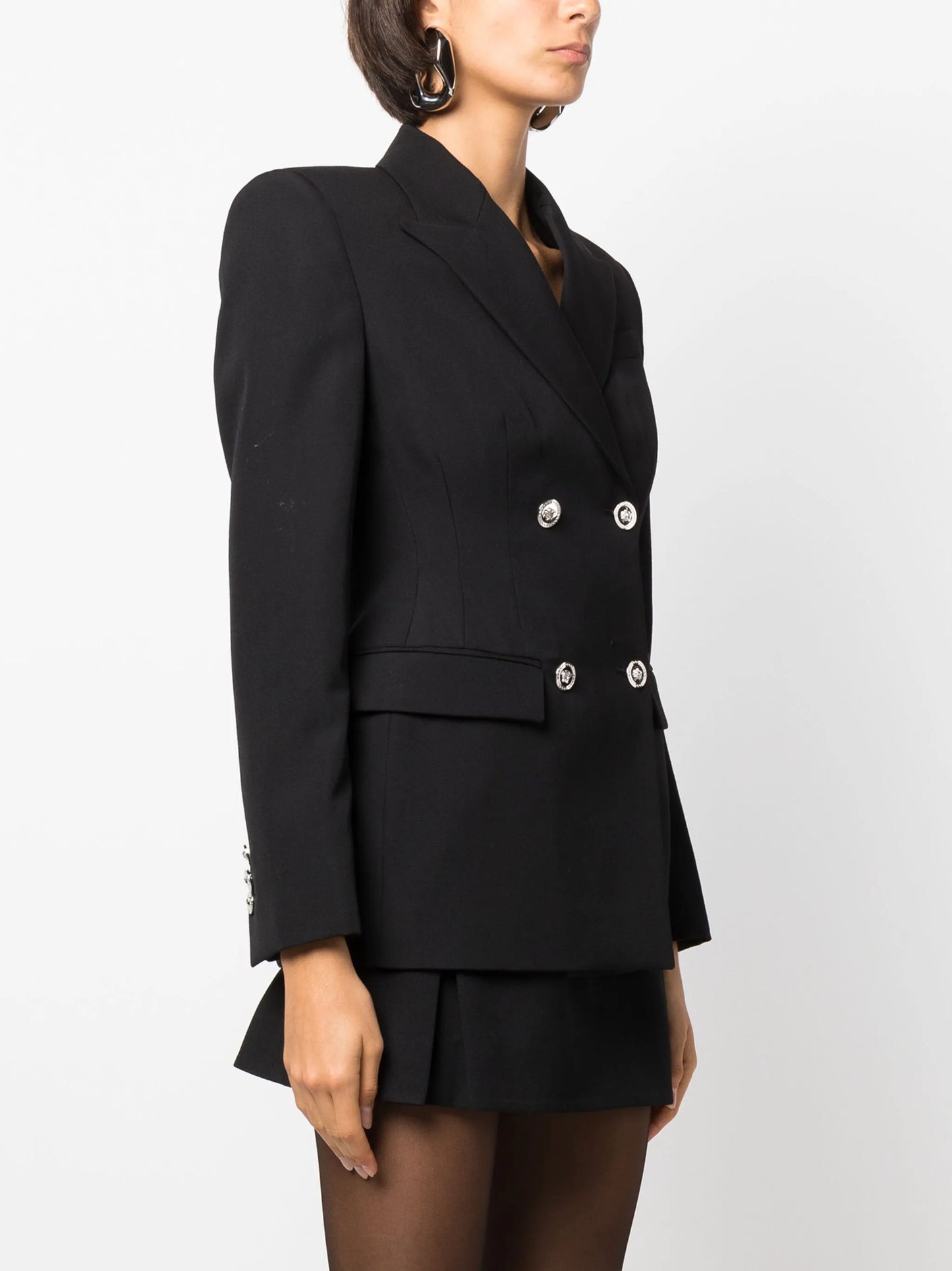 Hourglass double-breasted blazer