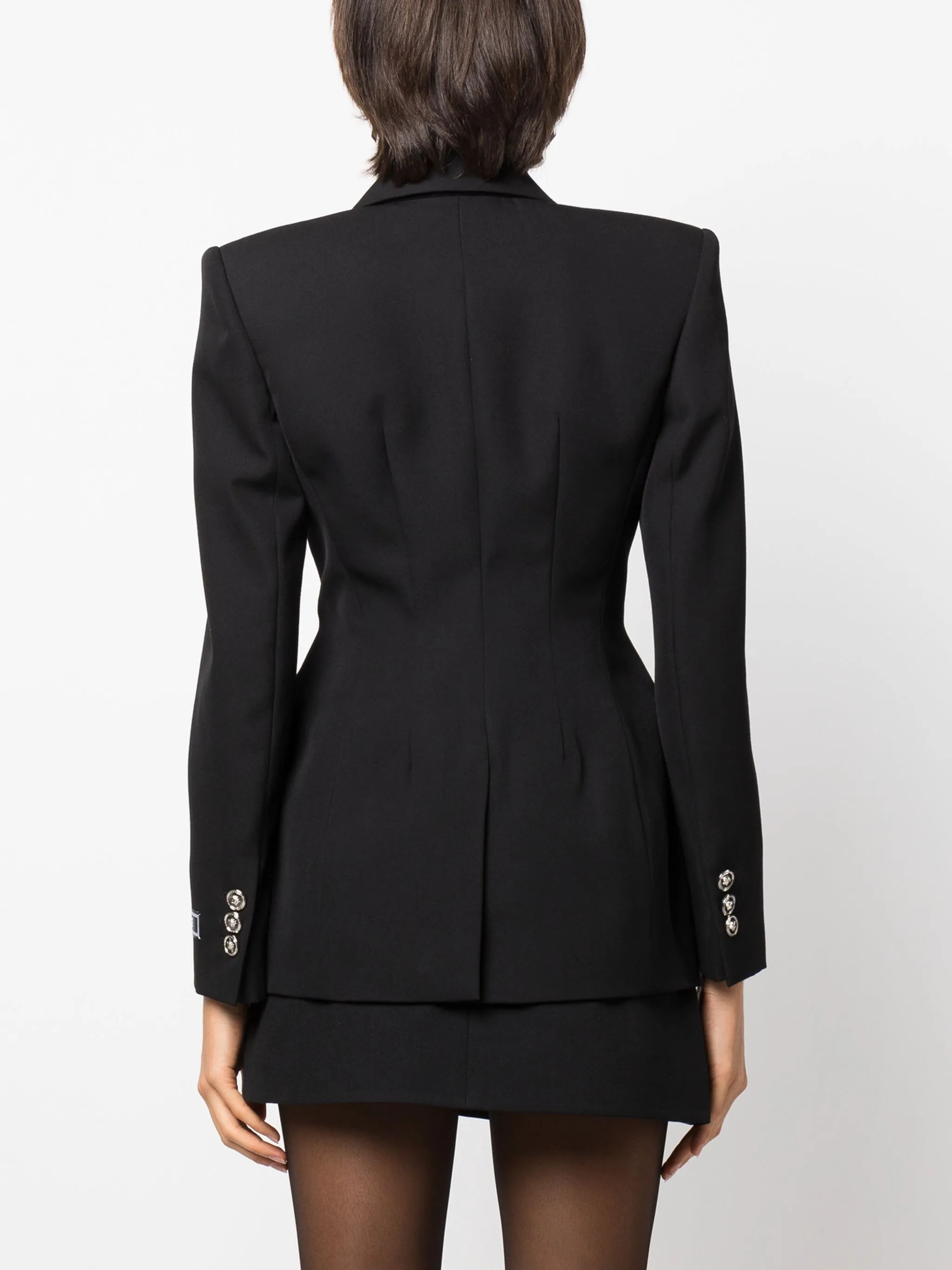 Hourglass double-breasted blazer