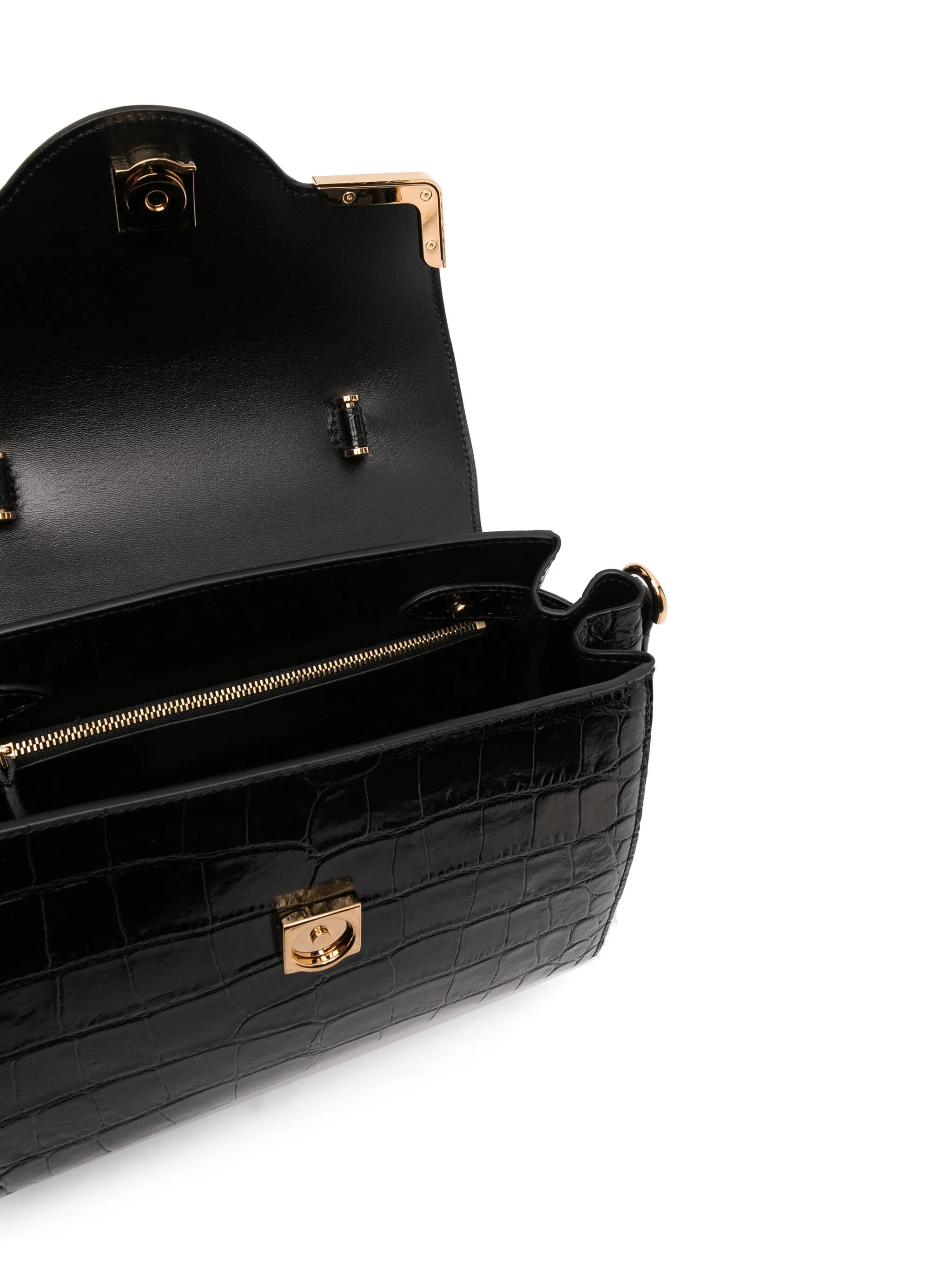 La Medusa leather tote bag