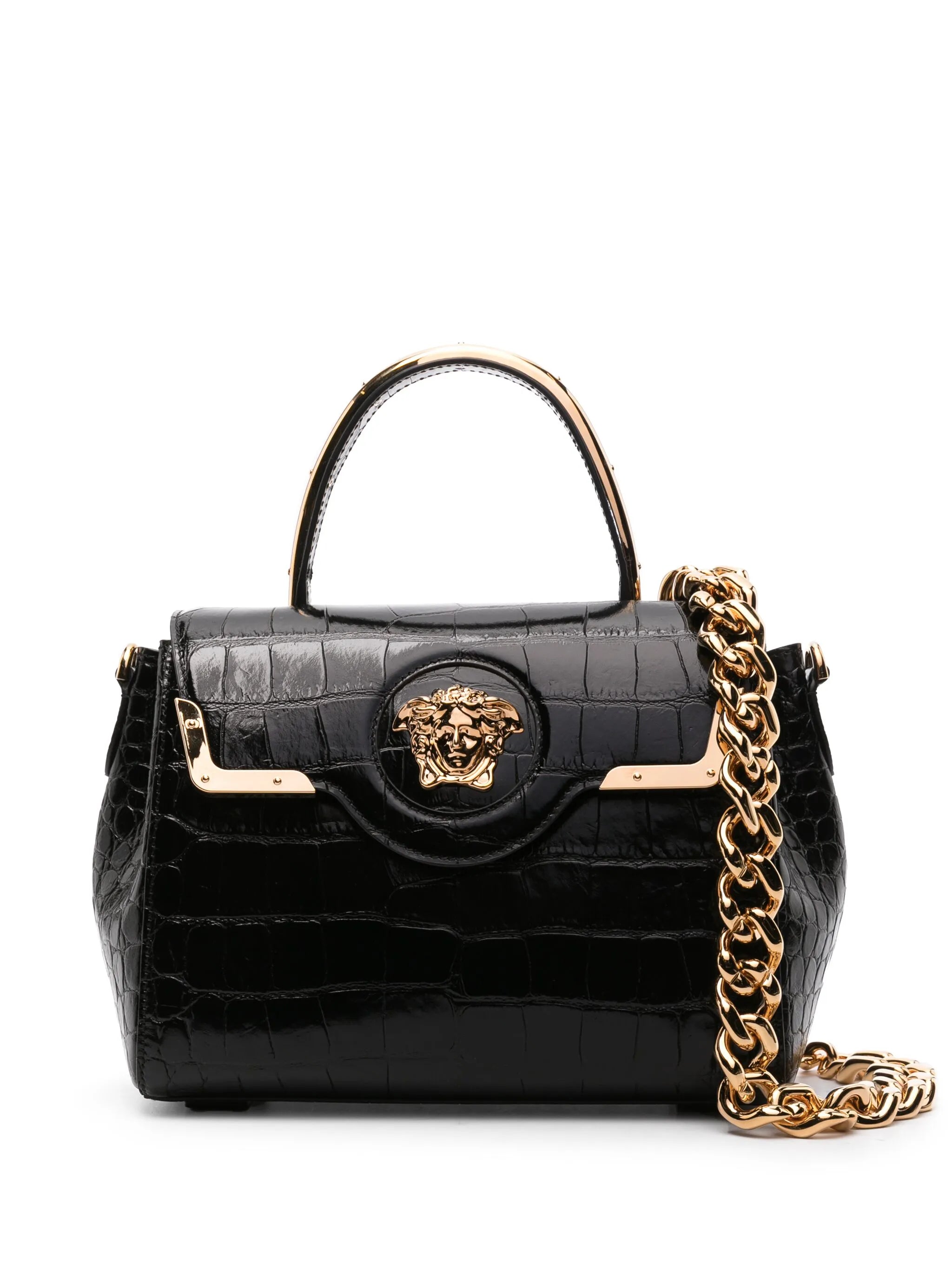 La Medusa leather tote bag