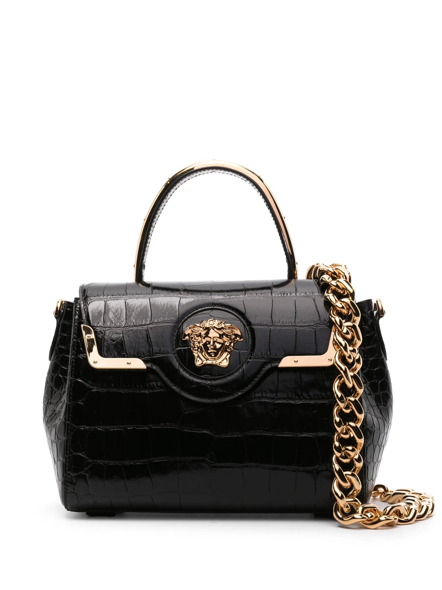 La Medusa leather tote bag