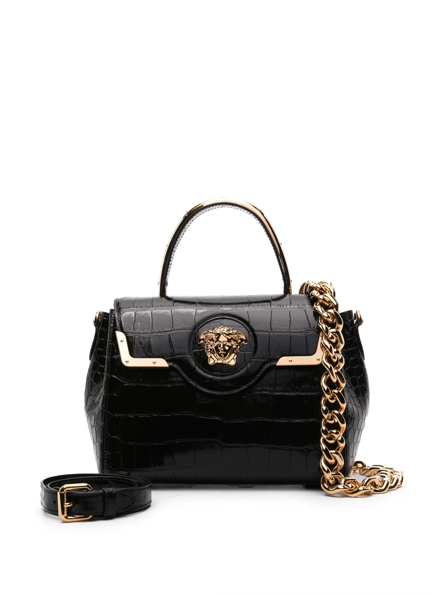 La Medusa leather tote bag