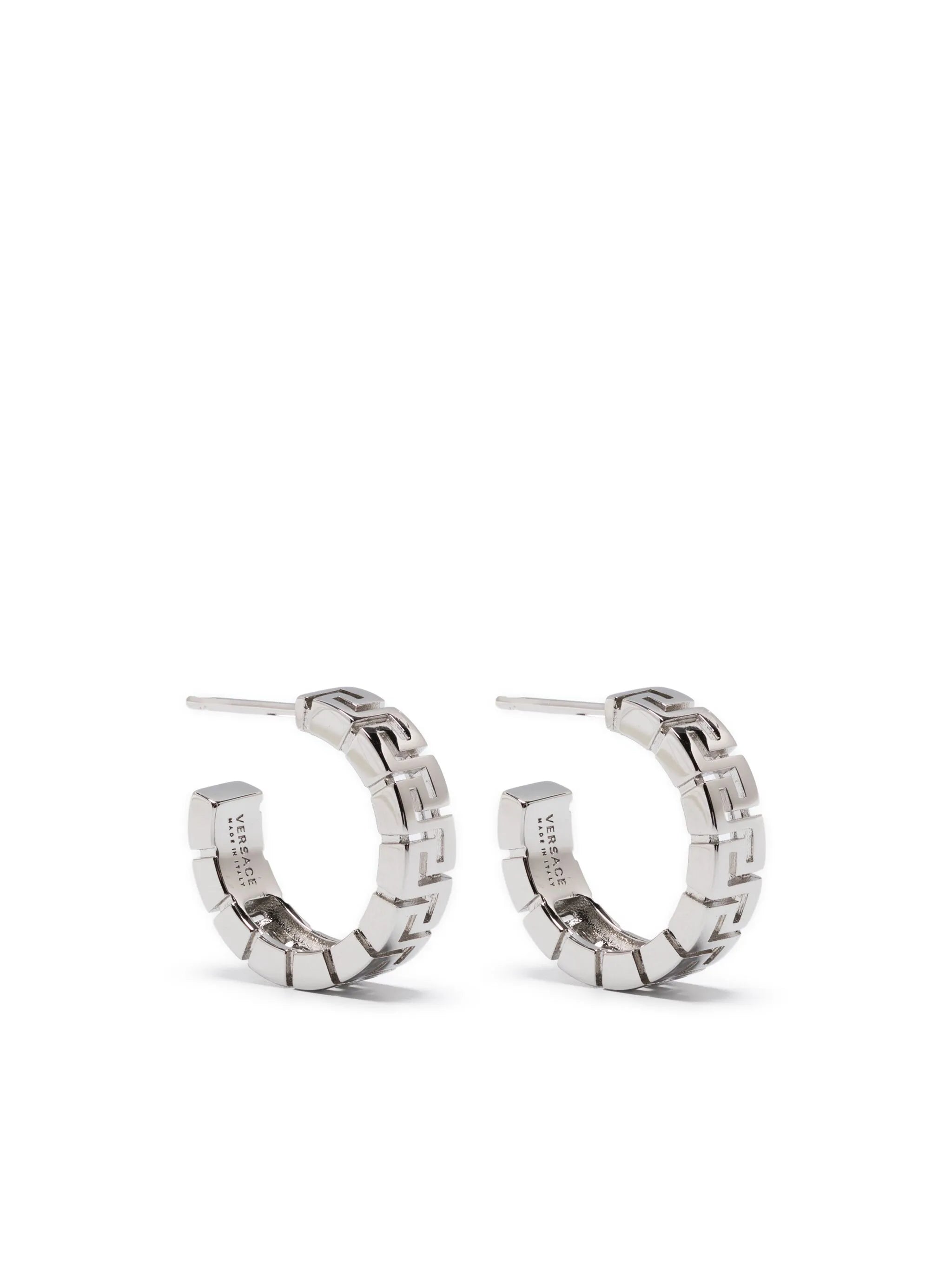Greca hoop earrings