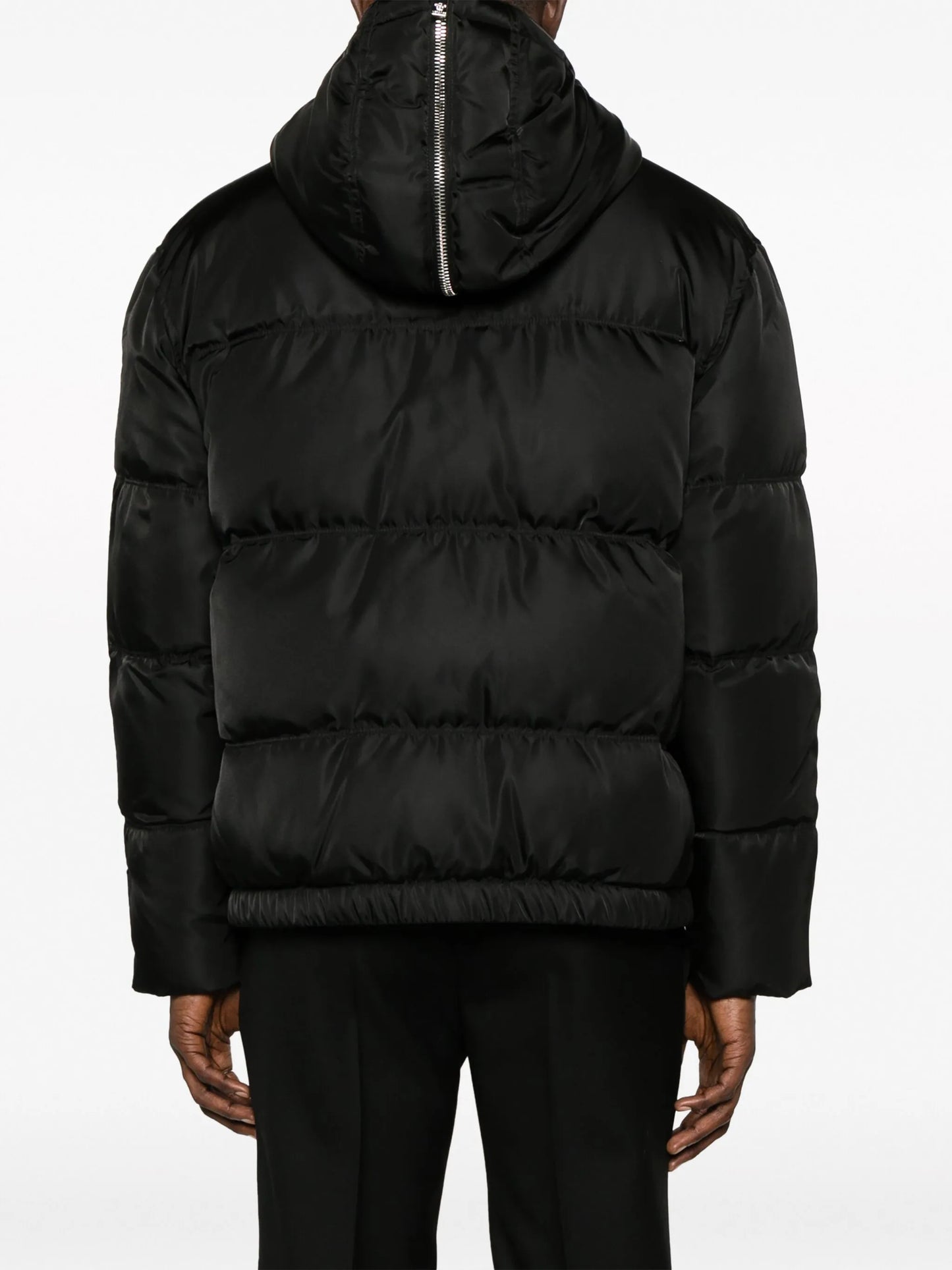 zip-detail puffer jacket