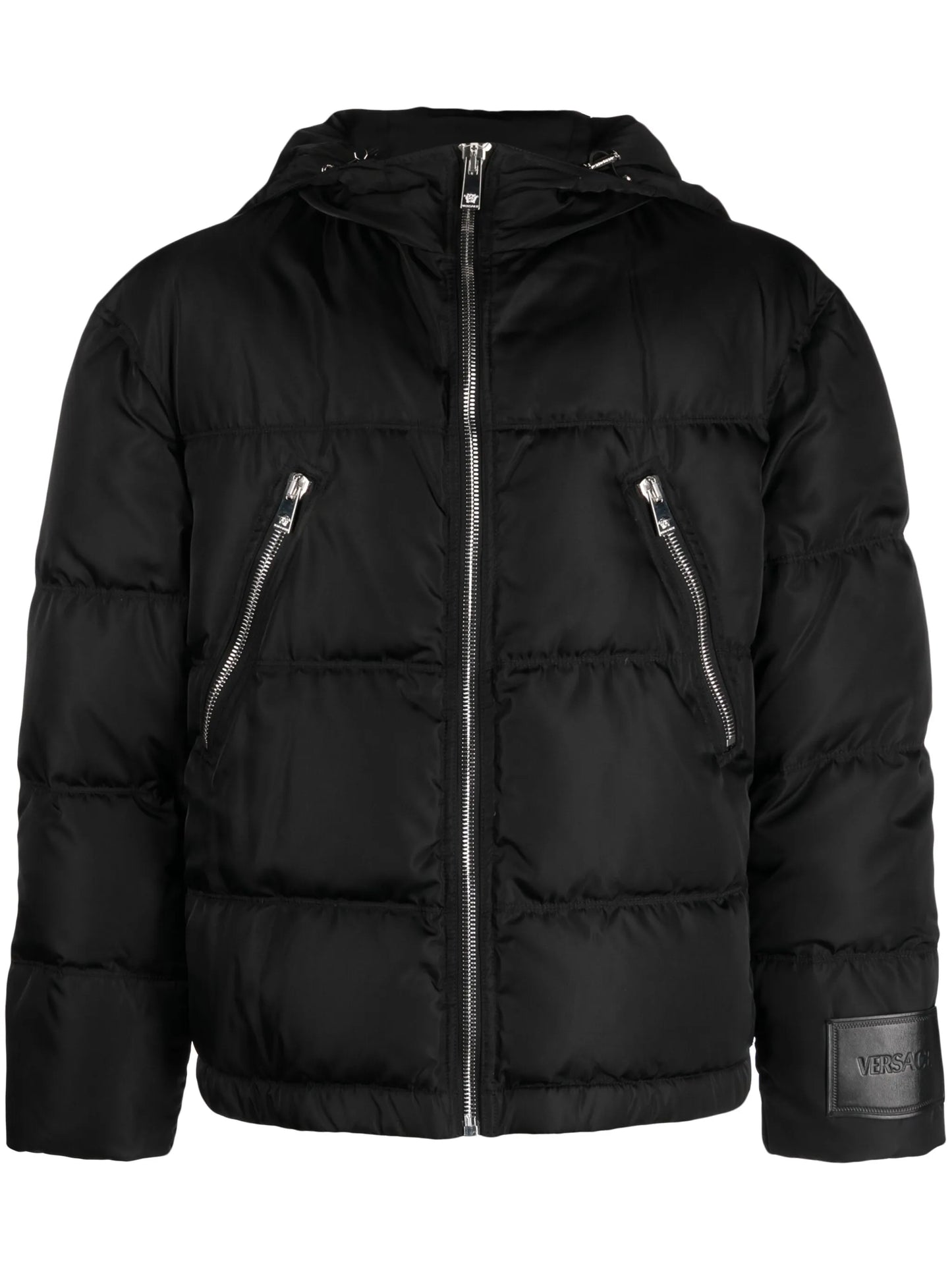 zip-detail puffer jacket