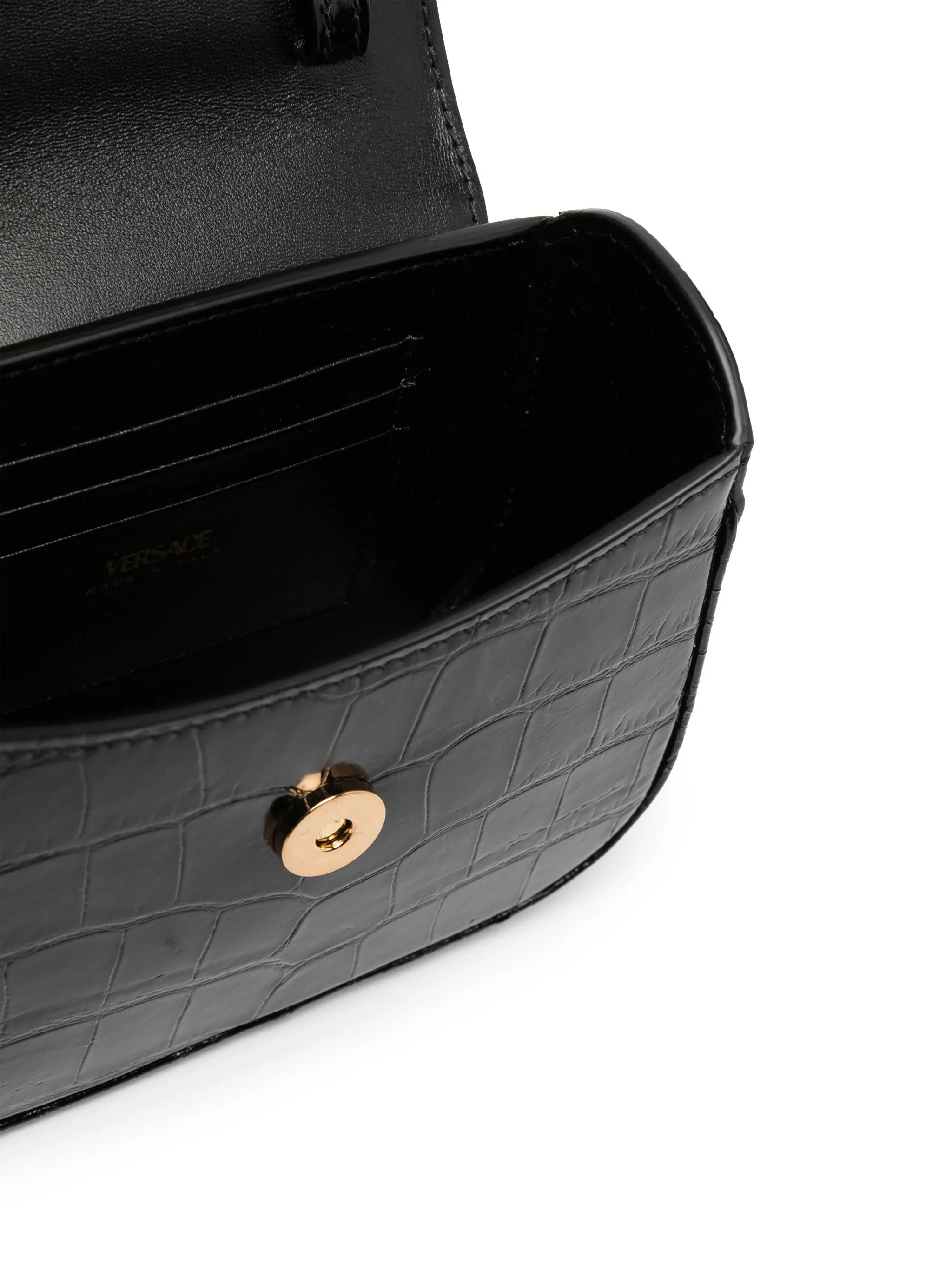 La Medusa leather mini bag